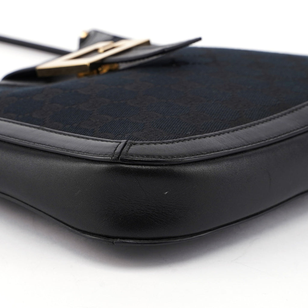 Black GG Square G Shoulder Bag