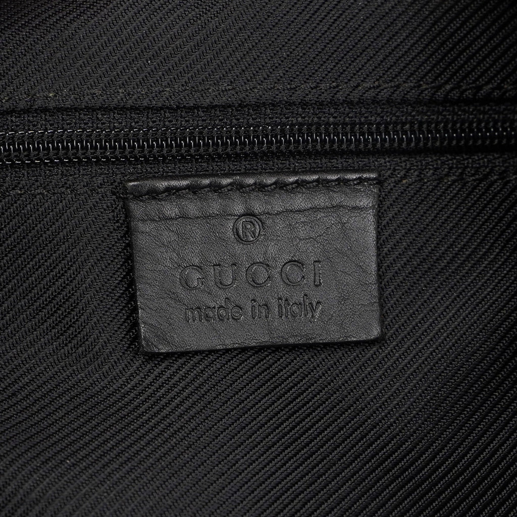 Black GG V Hobo Shoulder Bag
