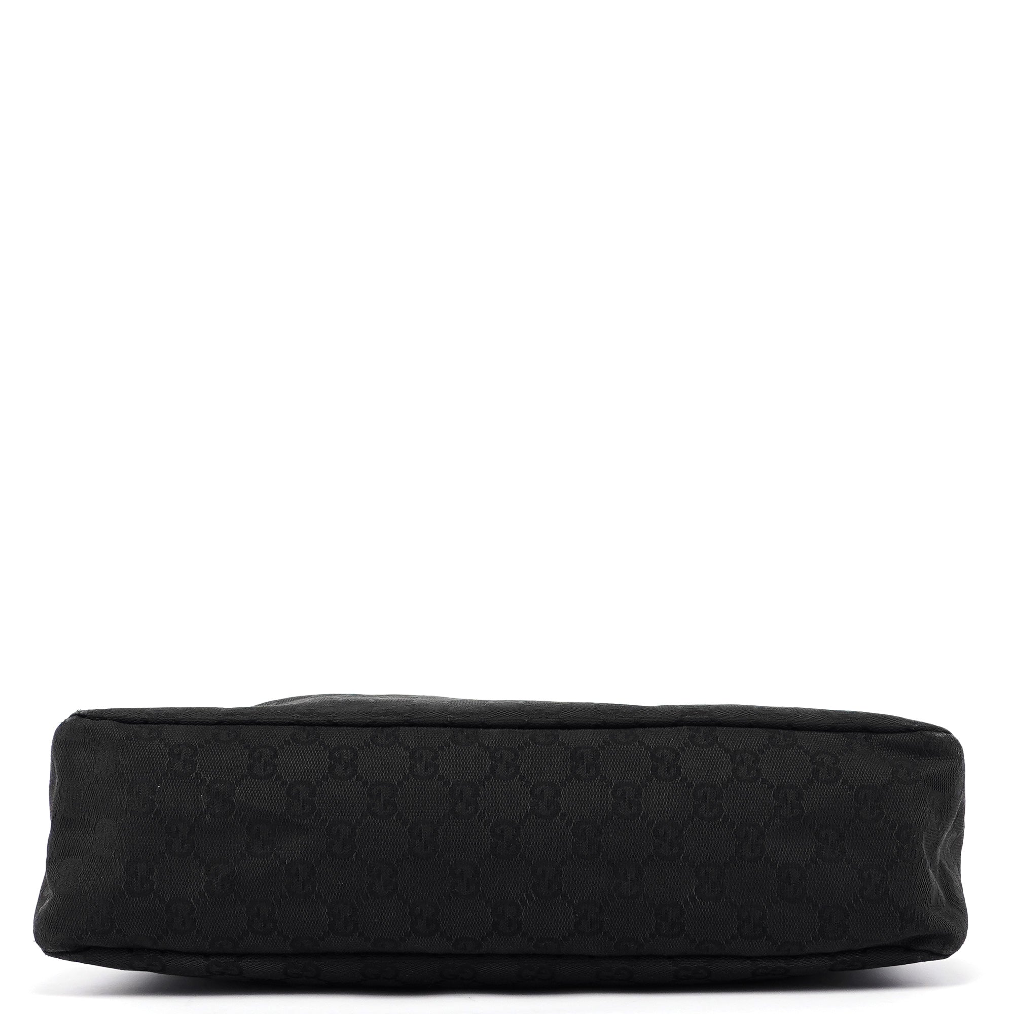 Black Horsebit Hobo Shoulder Bag