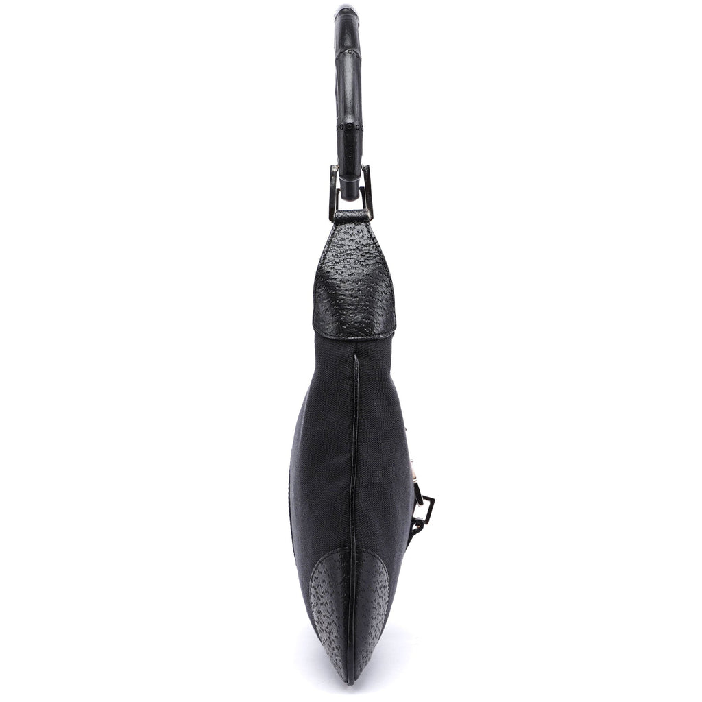 Black Jackie Bamboo Bag