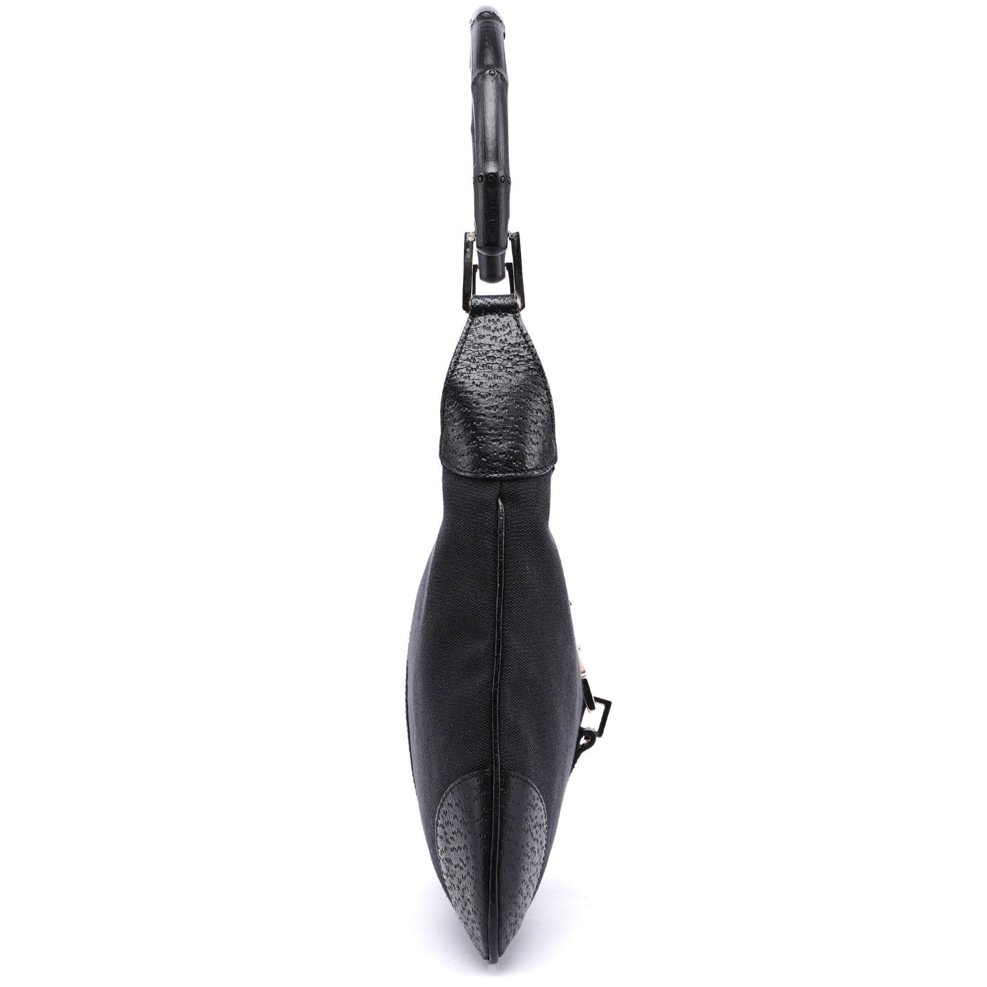 Black Jackie Bamboo Bag
