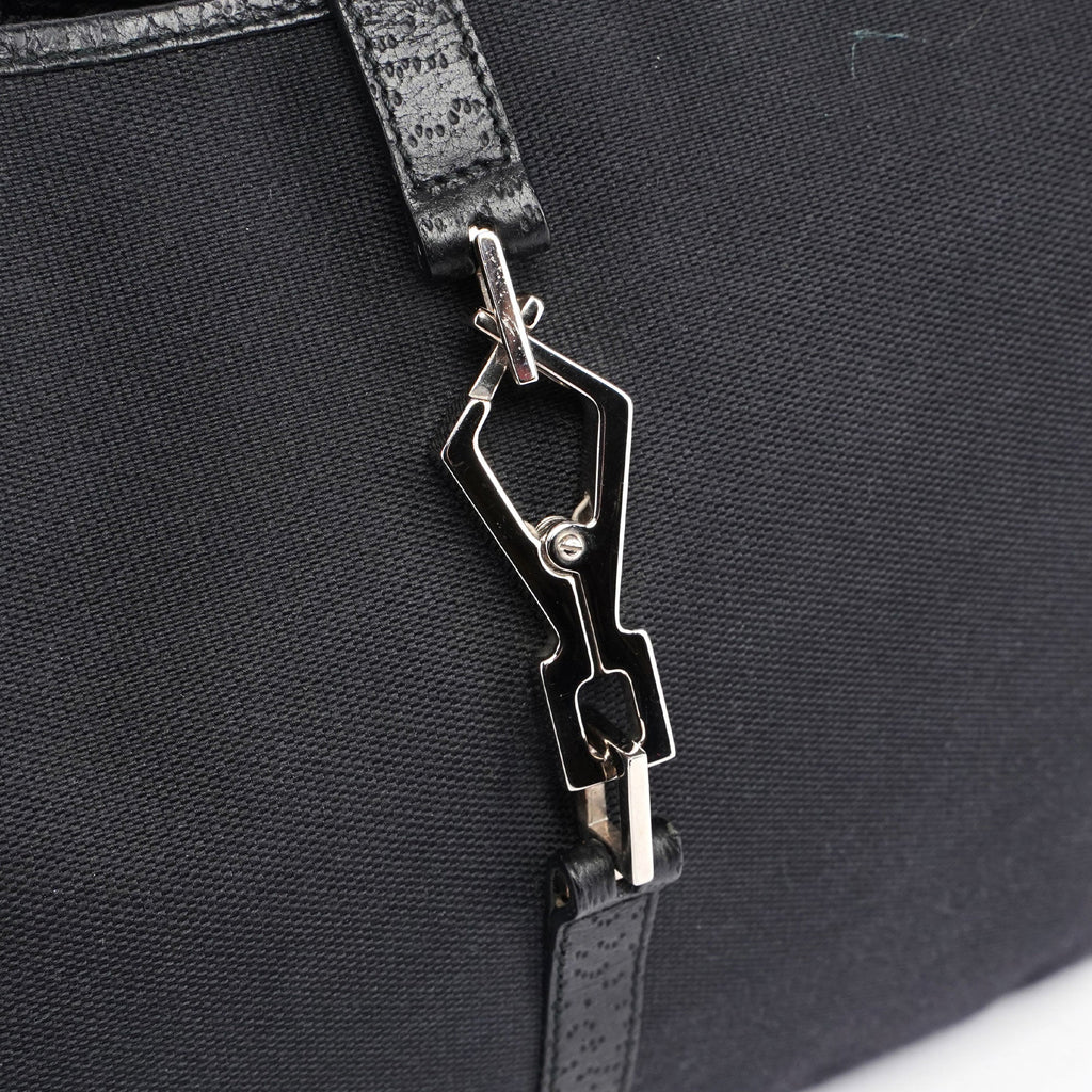 Black Jackie Bamboo Bag
