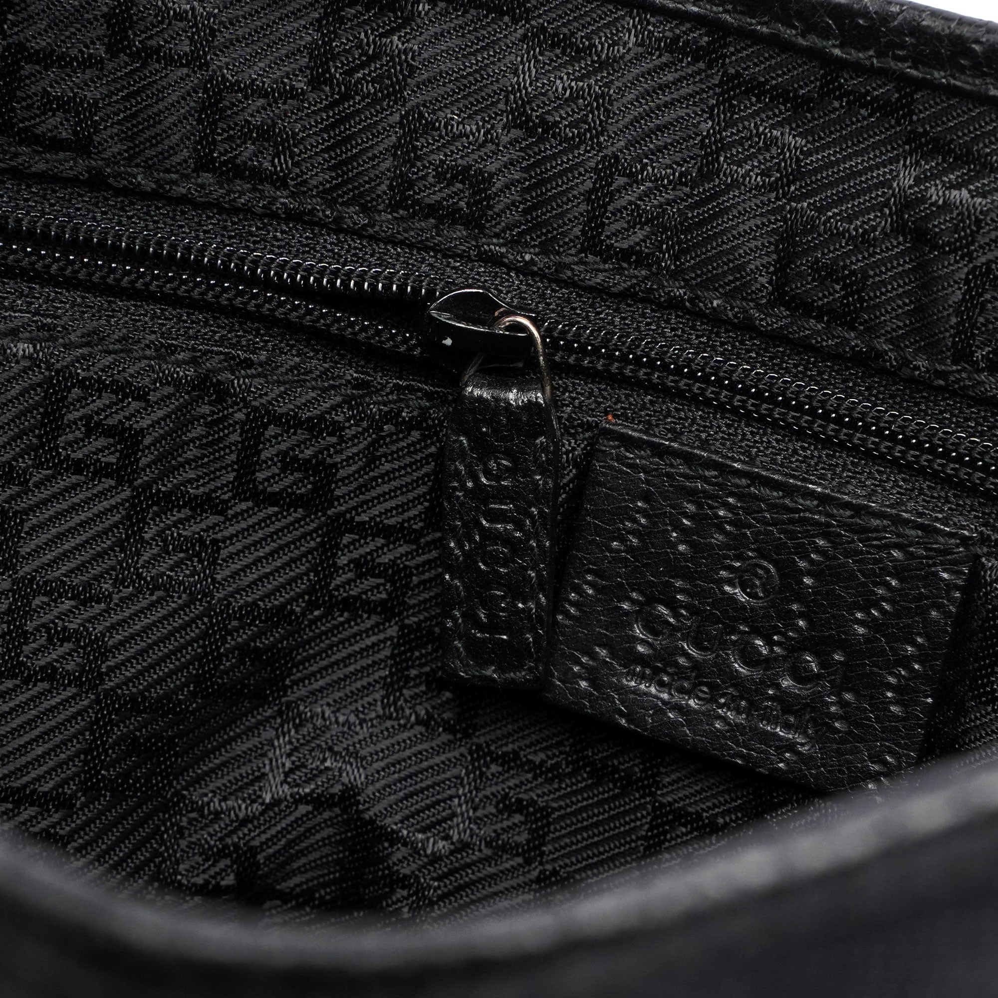 Black Jackie Bamboo Bag