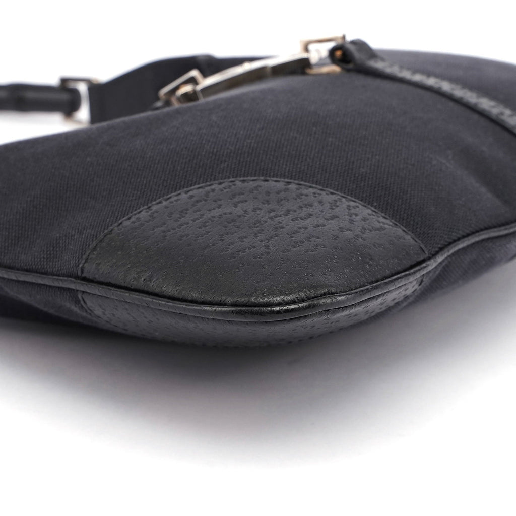 Black Jackie Bamboo Bag