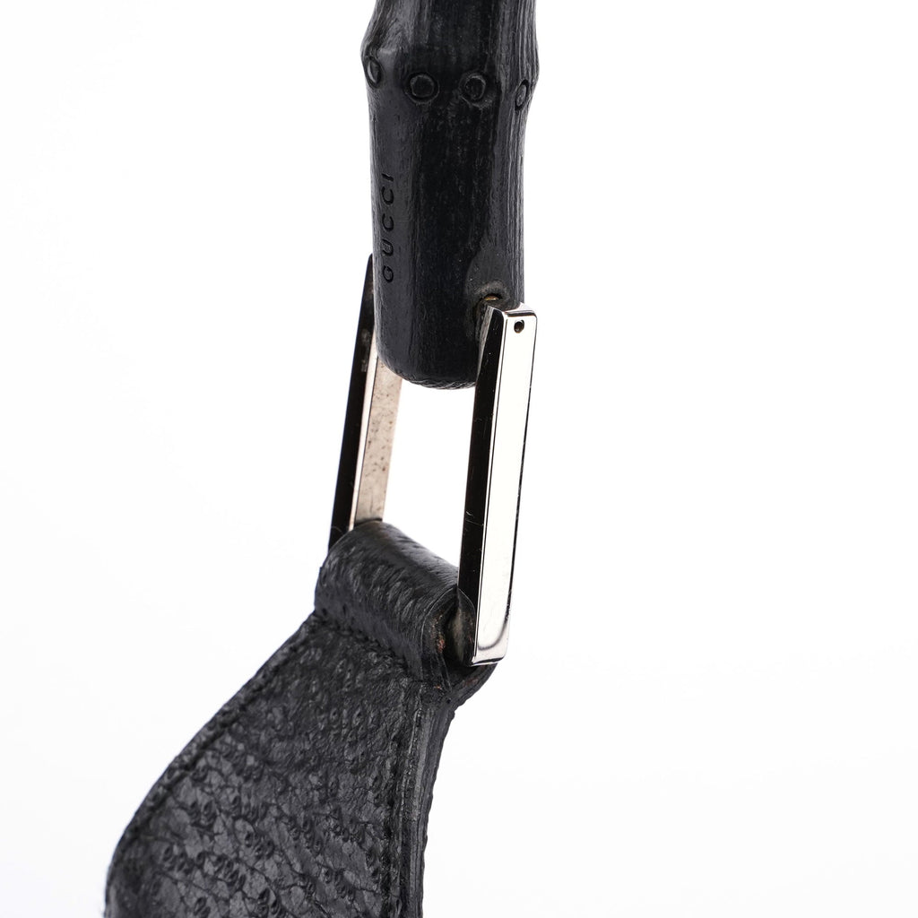 Black Jackie Bamboo Bag