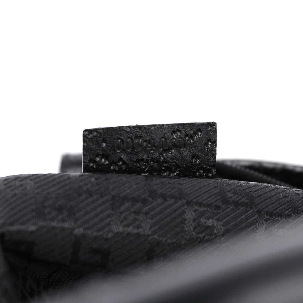Black Jackie Bamboo Shoulder Bag