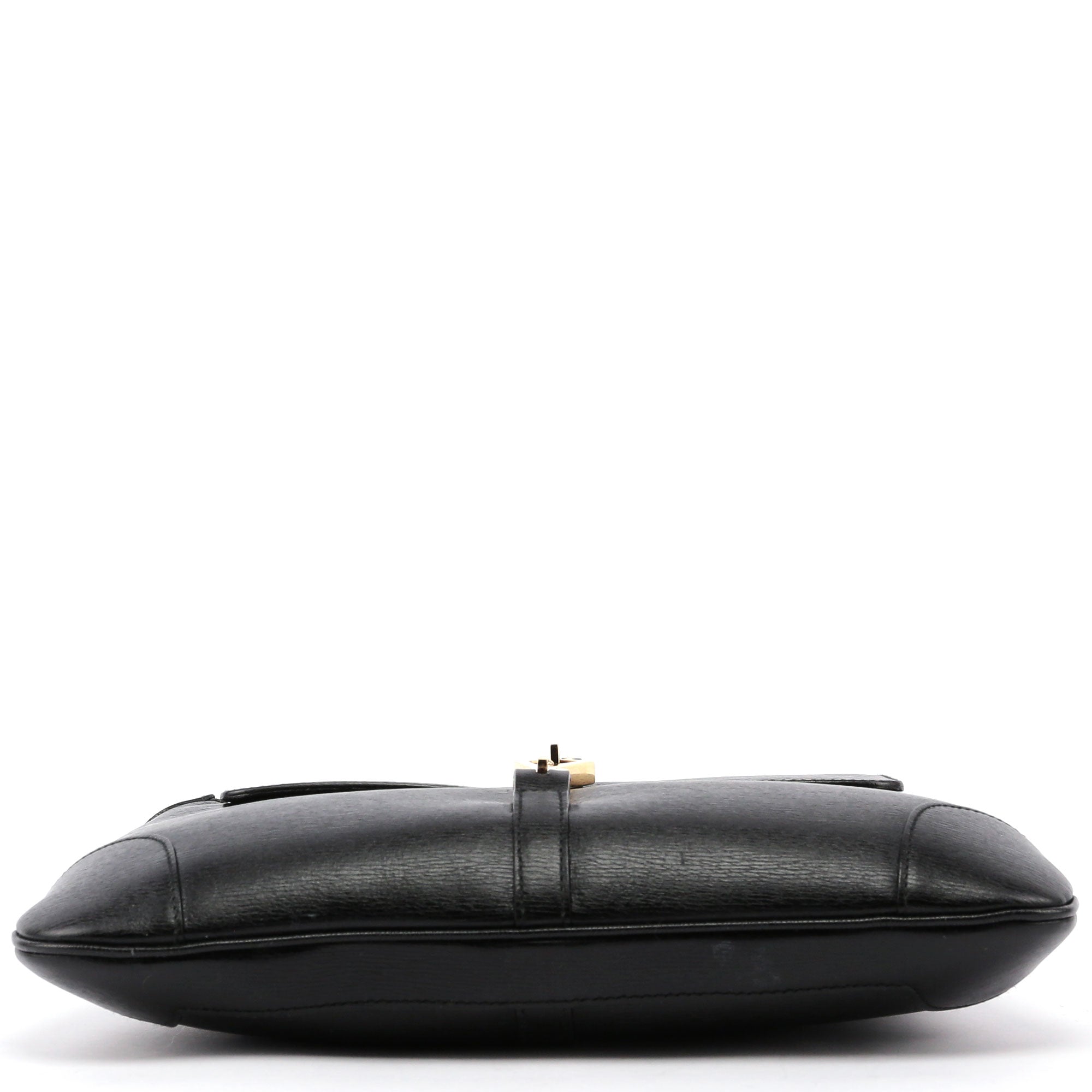 Black Jackie Bamboo Shoulder Bag