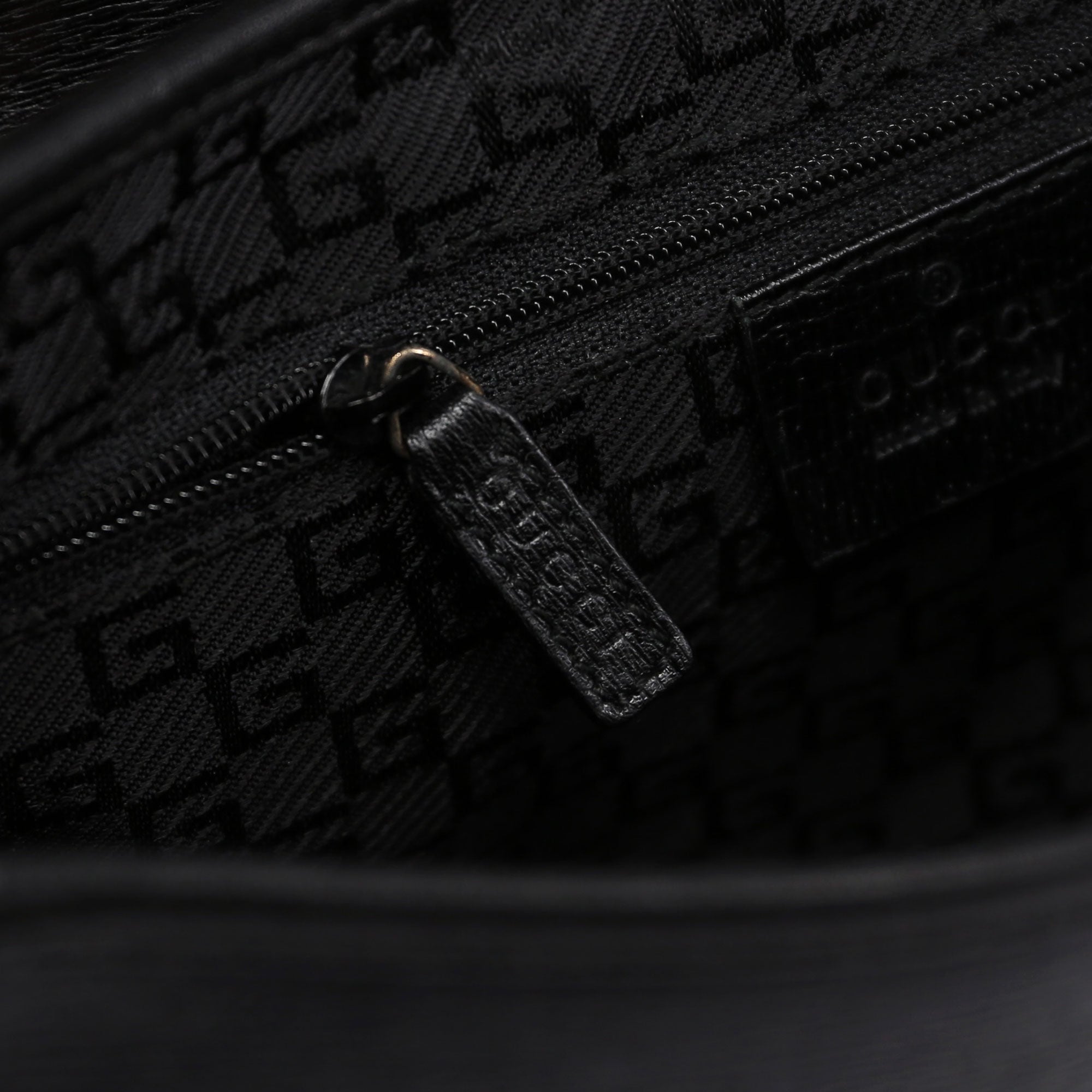 Black Jackie Bamboo Shoulder Bag