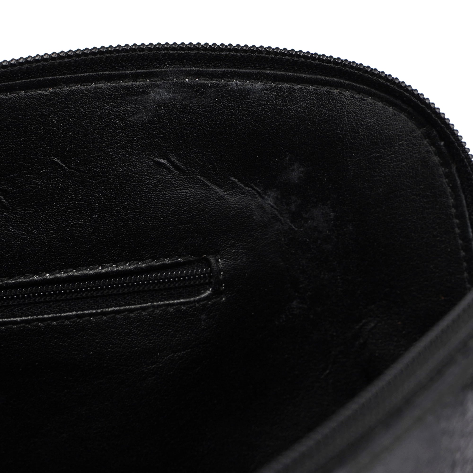 Black Leather Bamboo 2-Way Tote