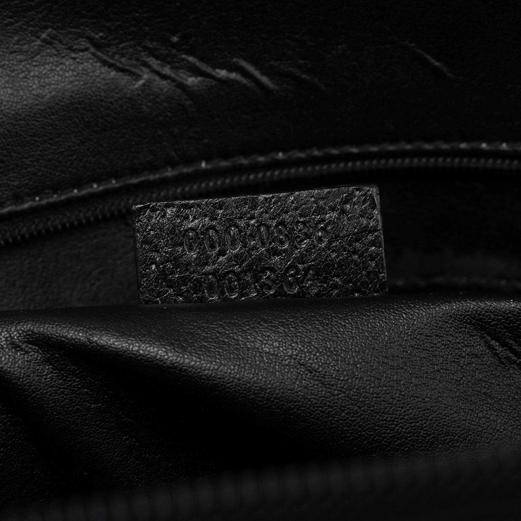 Black Leather Bamboo 2-Way Tote