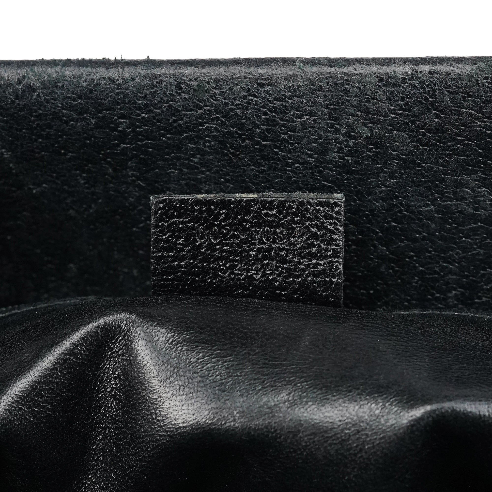 Black Leather Bamboo 2-Way Tote Bag