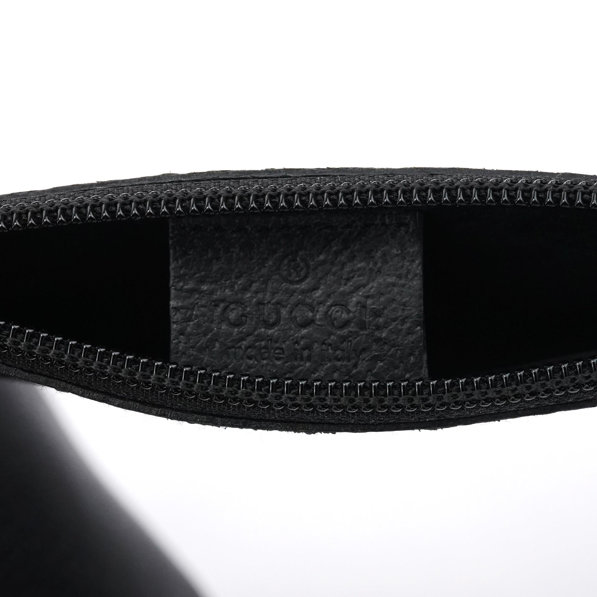 Black Leather Bamboo Shoulder Bag