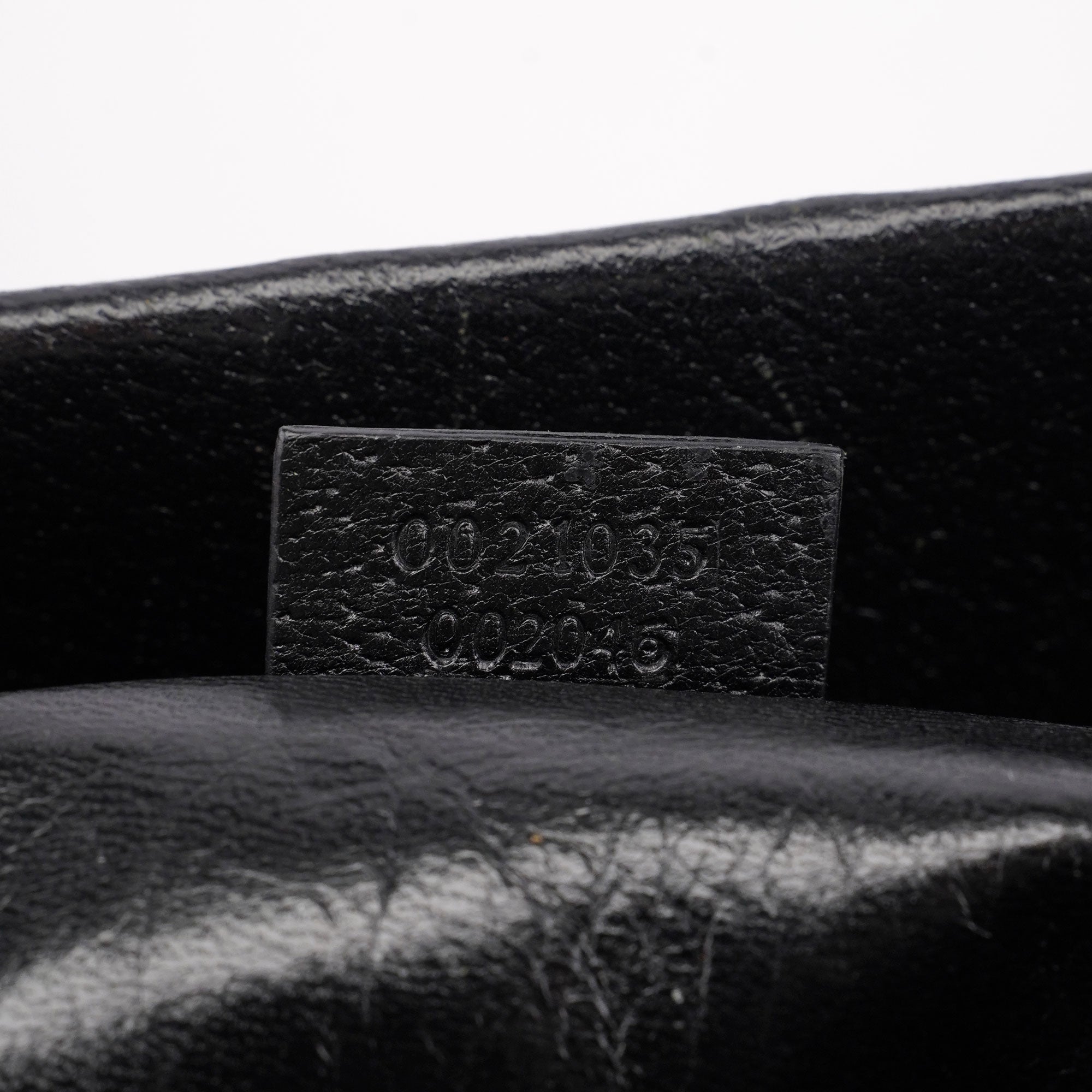 Black Leather Bamboo Tote