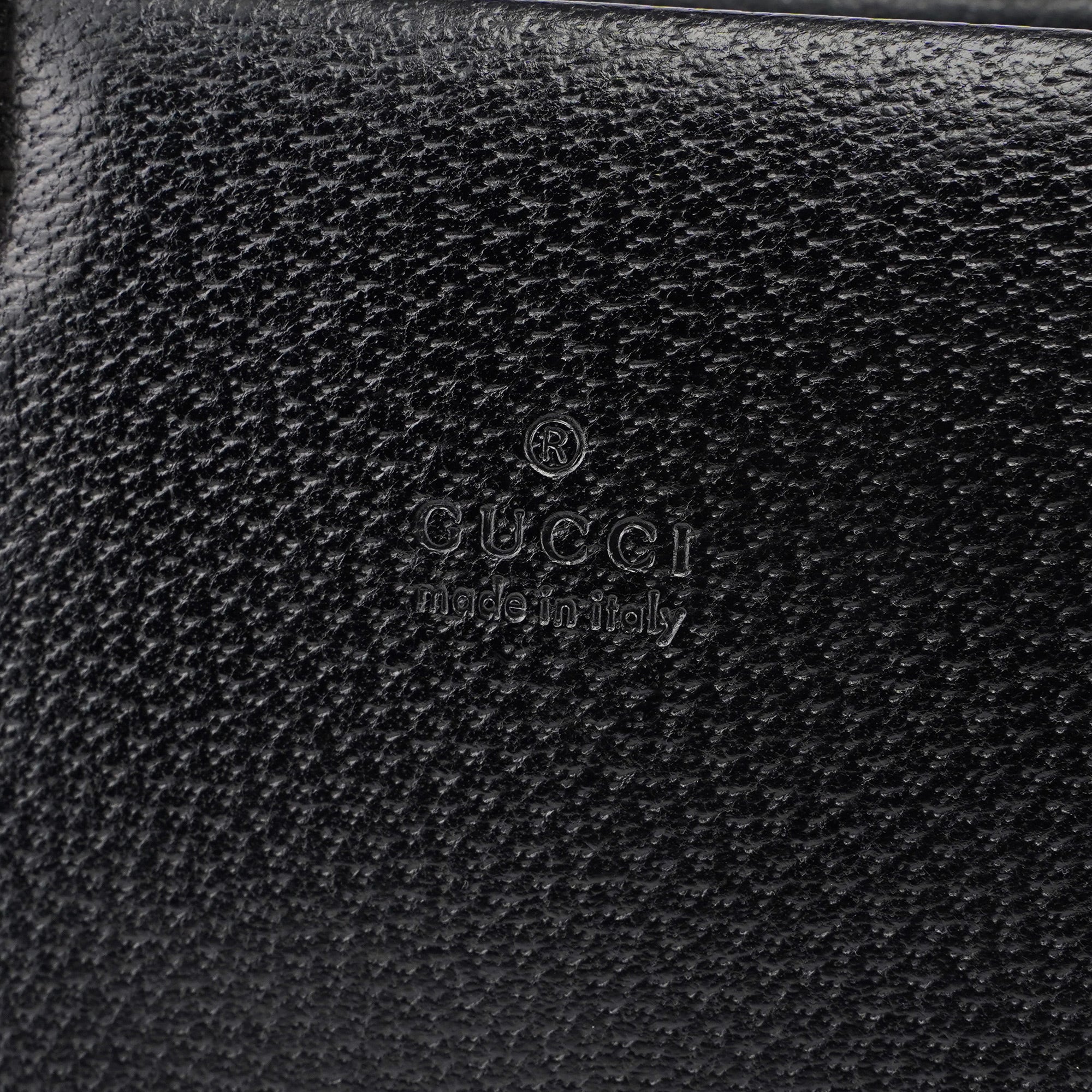 Black Leather Bamboo Tote