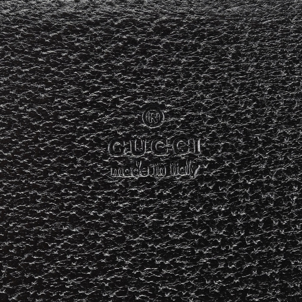 Black Leather Bamboo Tote Bag