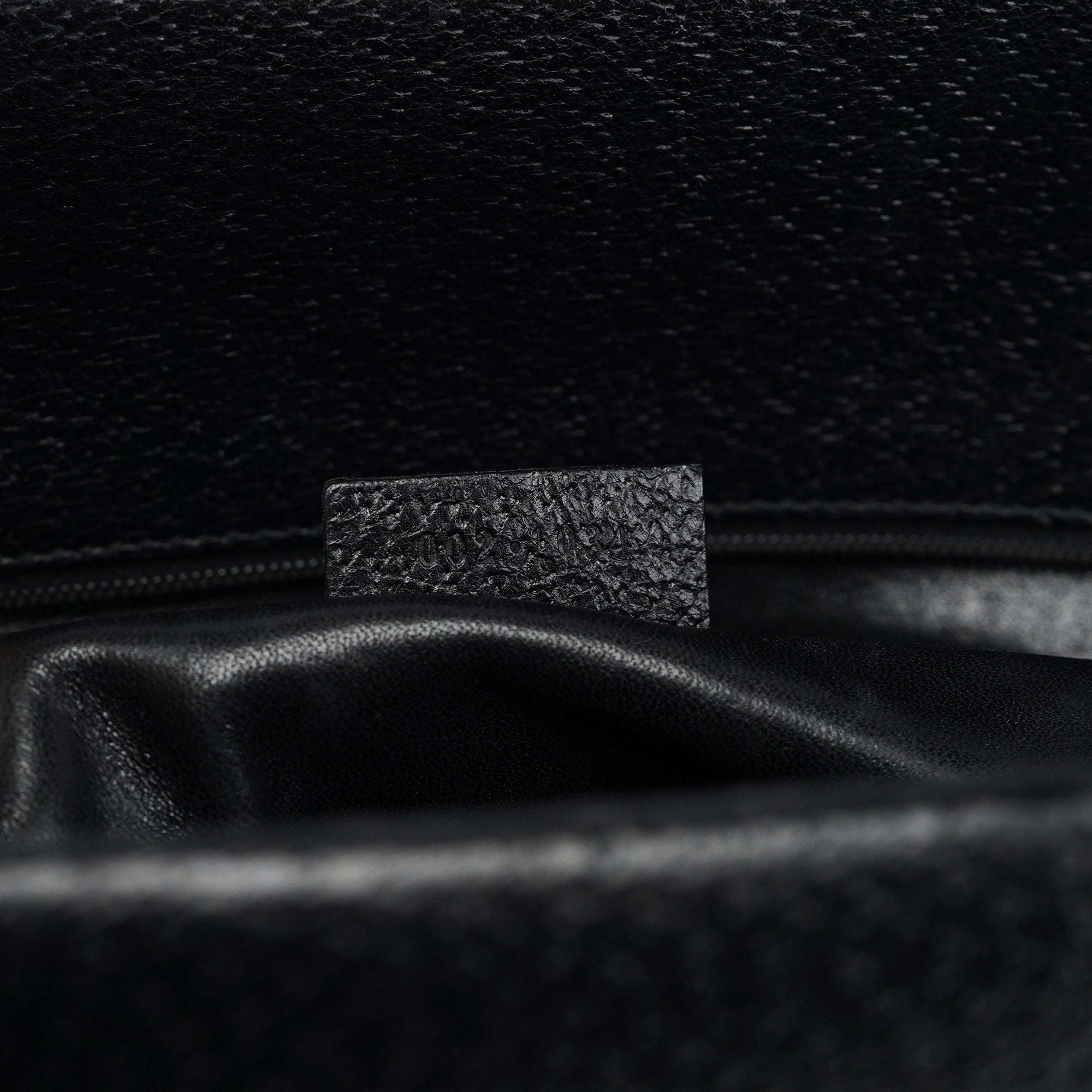Black Leather Bamboo Tote Bag