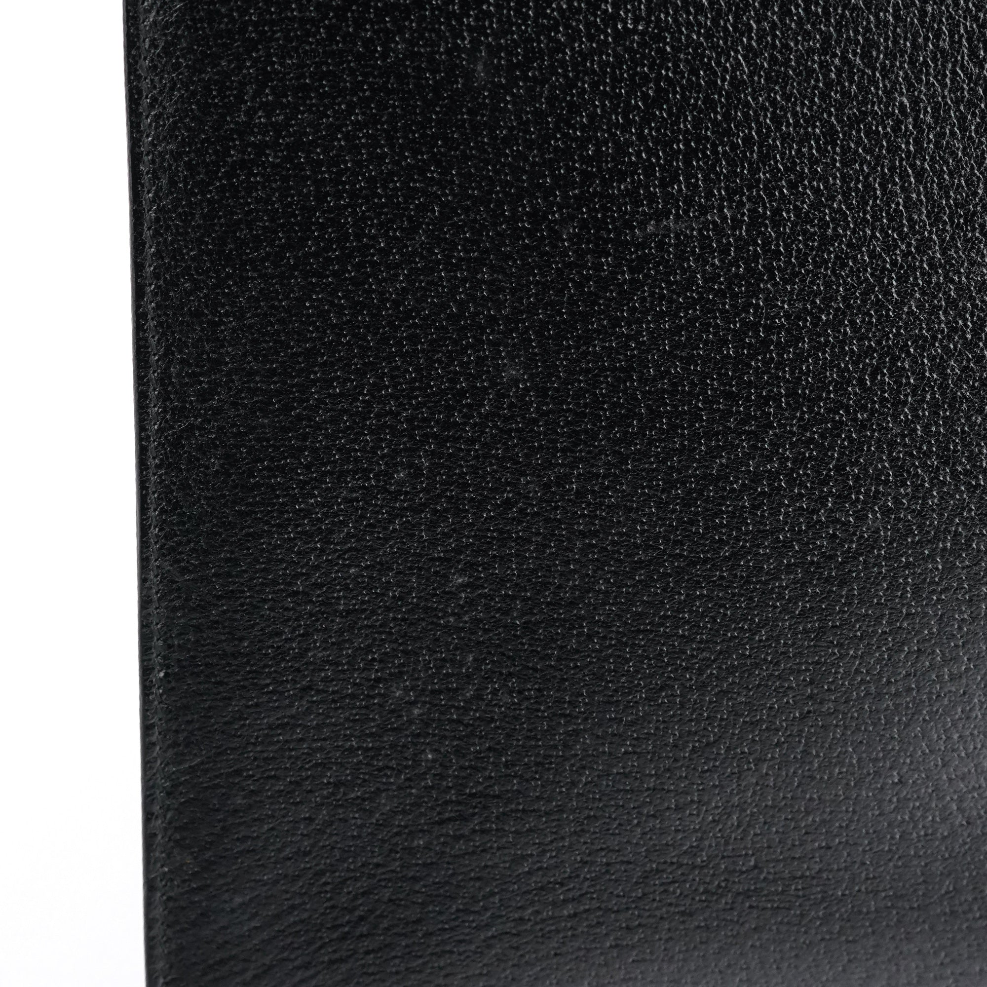 Black Leather Bamboo Tote Bag