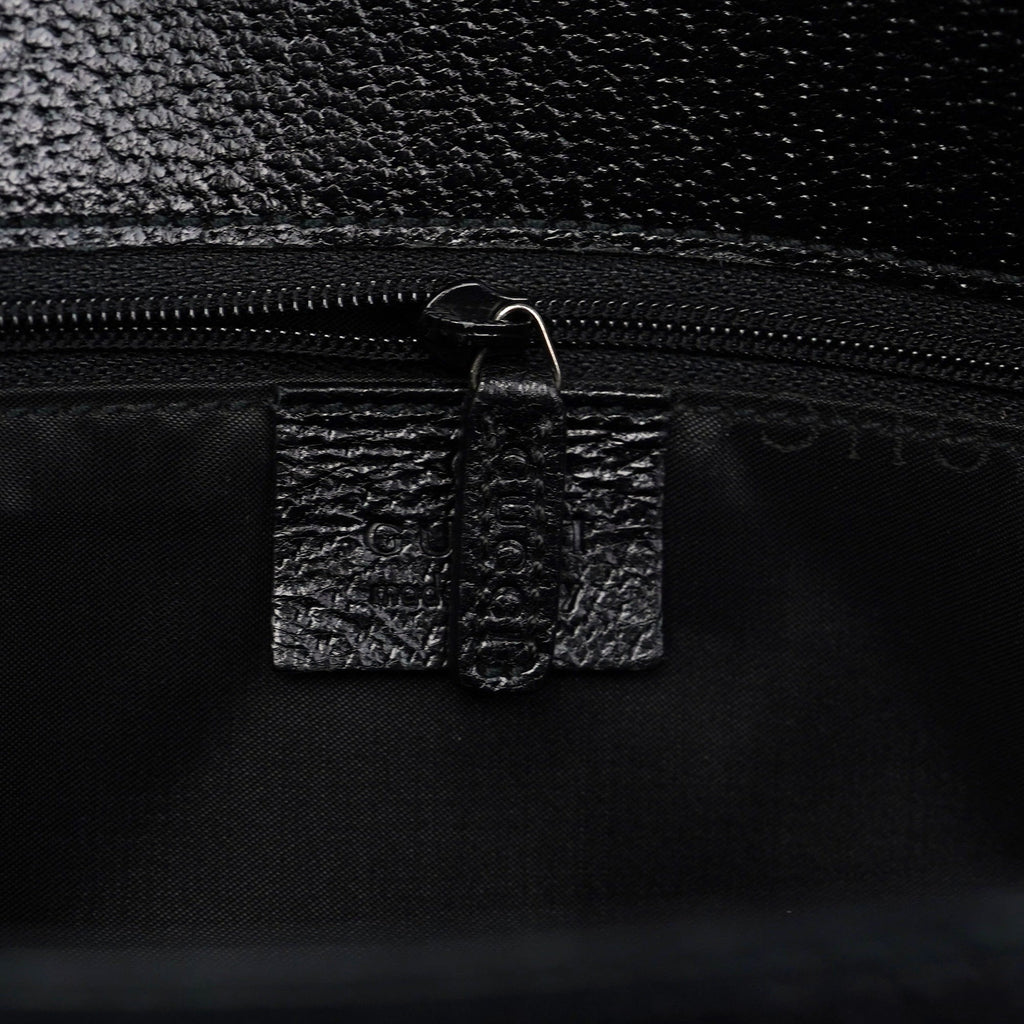 Black Leather Crossbody Shoulder Bag