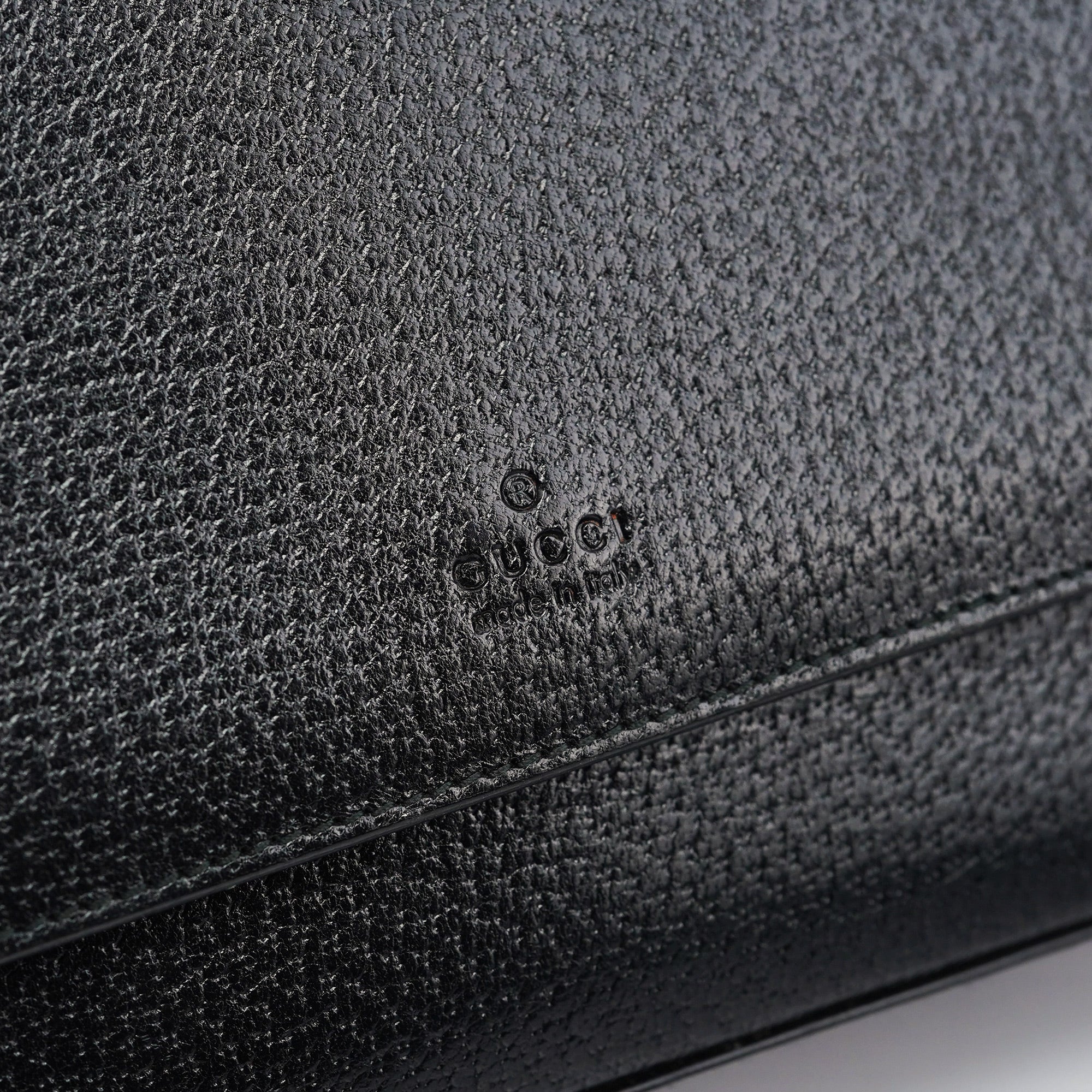 Black Leather Crossbody Shoulder Bag