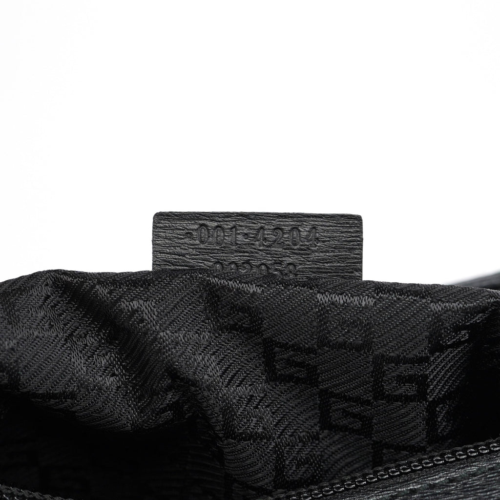 Black Leather Shoulder Bag