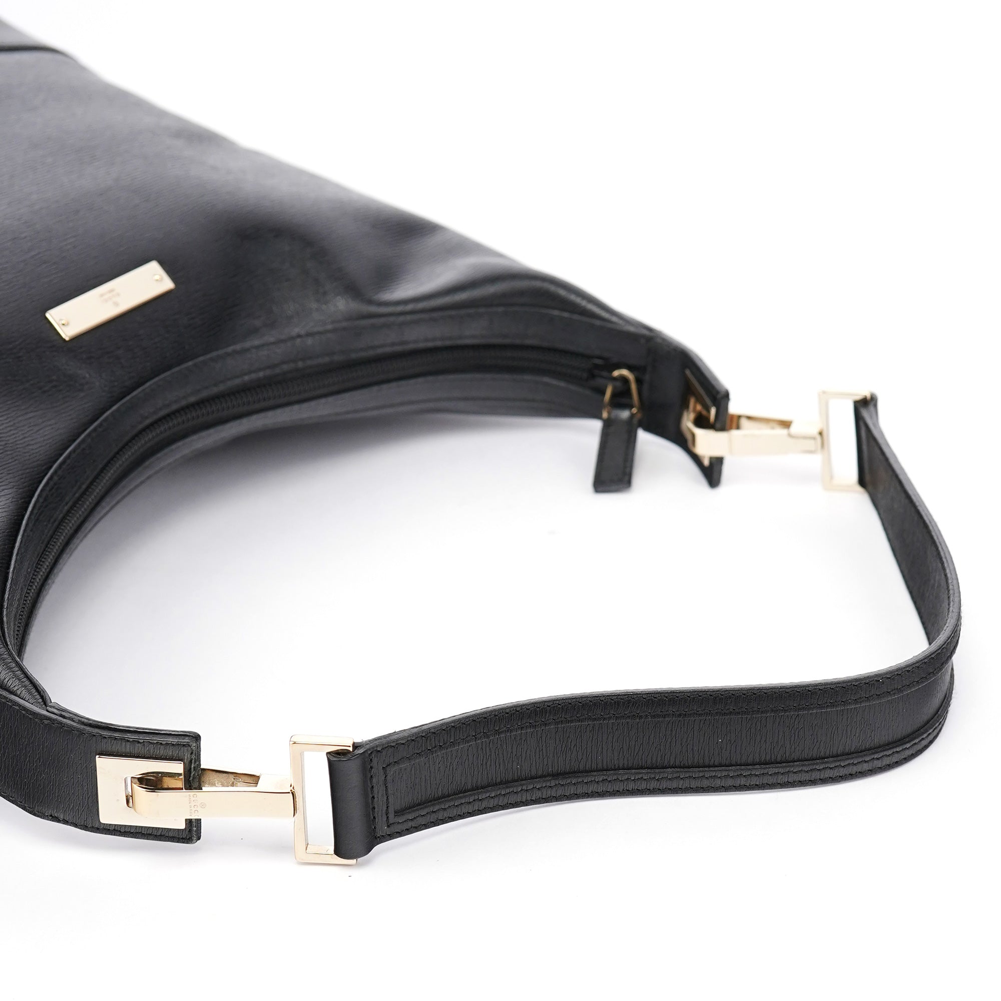 Black Leather Shoulder Bag