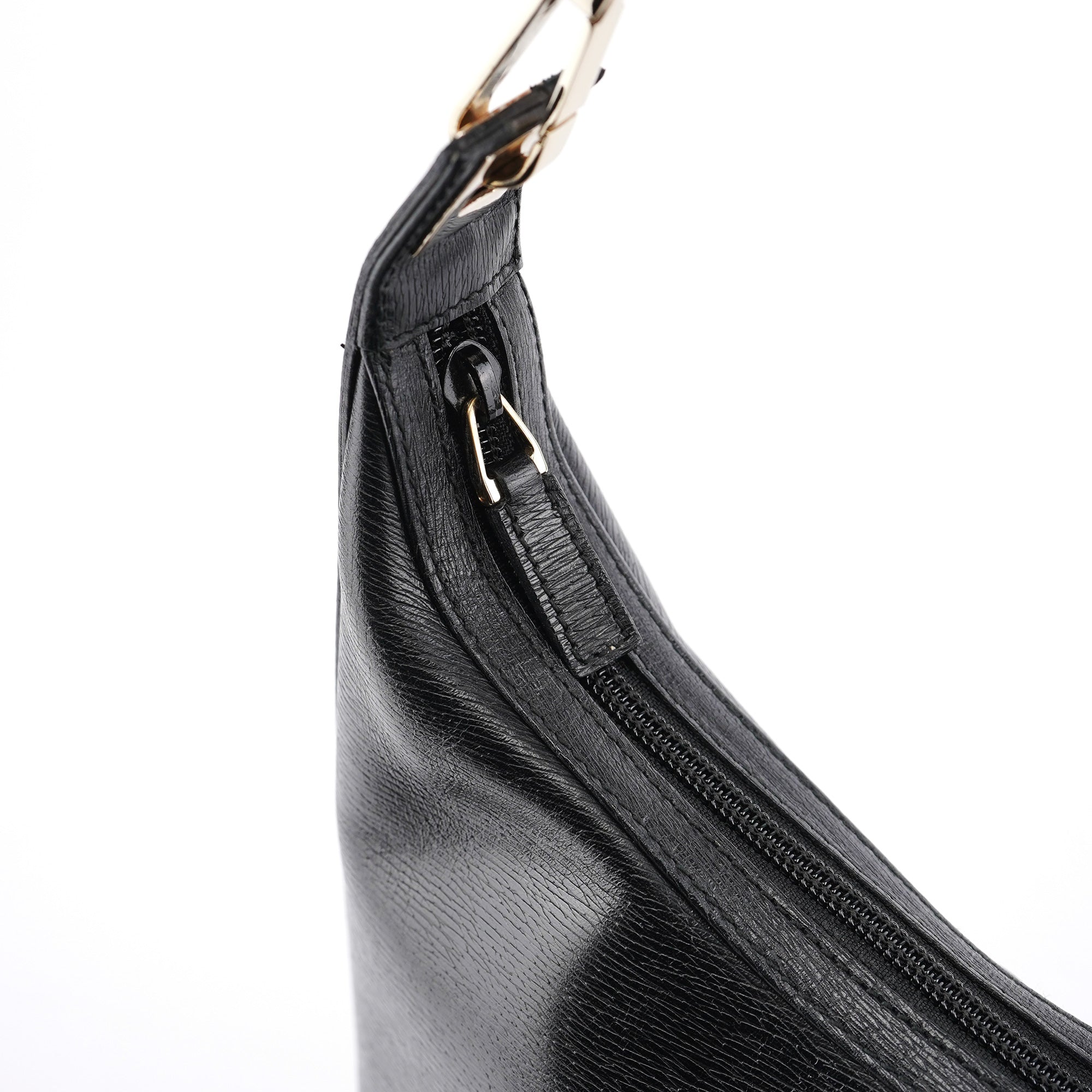 Black Leather Shoulder Bag