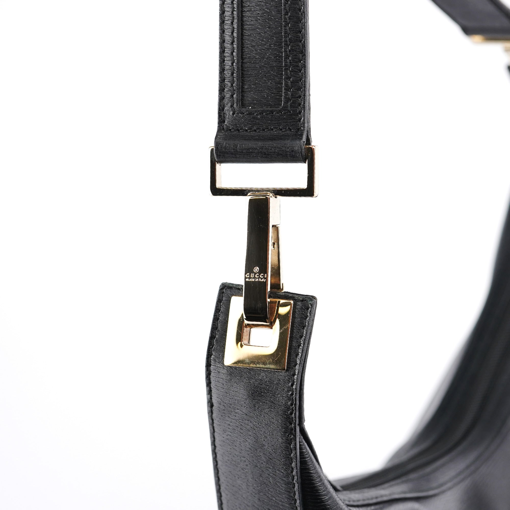 Black Leather Shoulder Bag