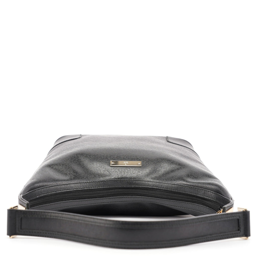 Black Leather Shoulder Bag