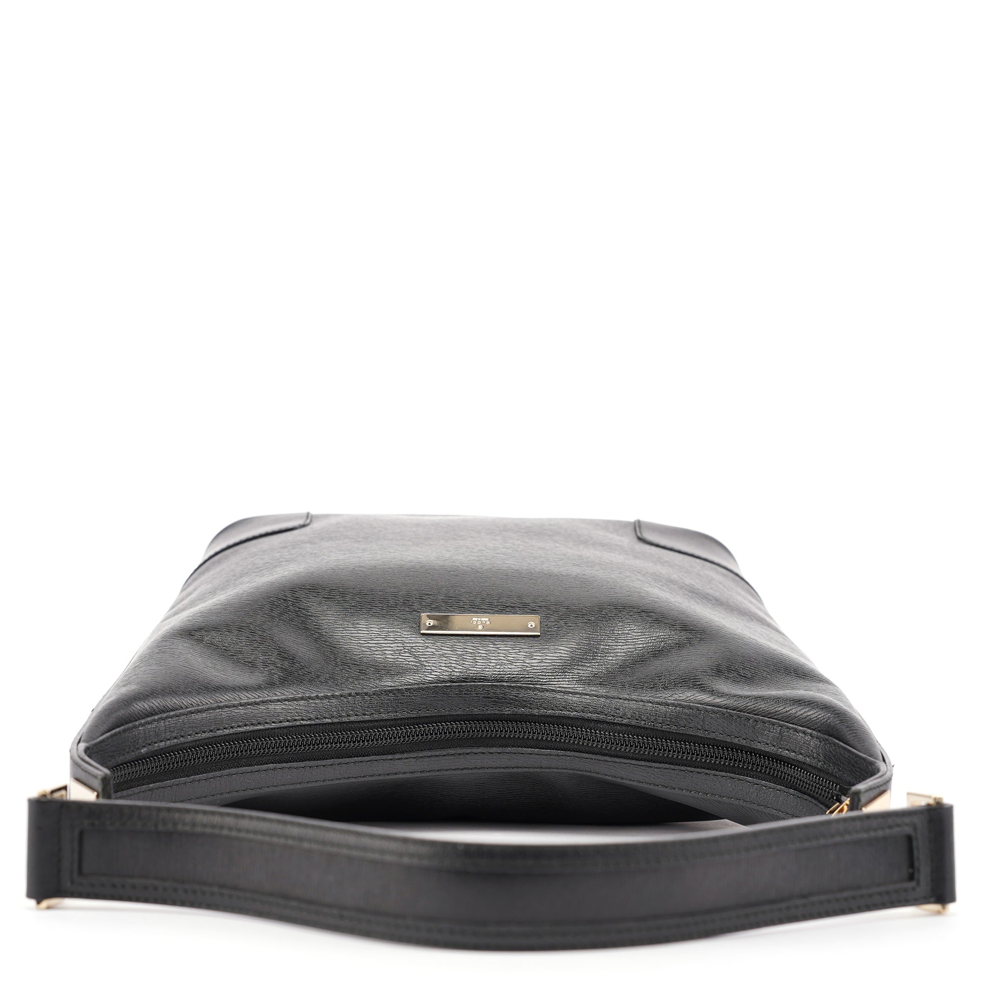 Black Leather Shoulder Bag