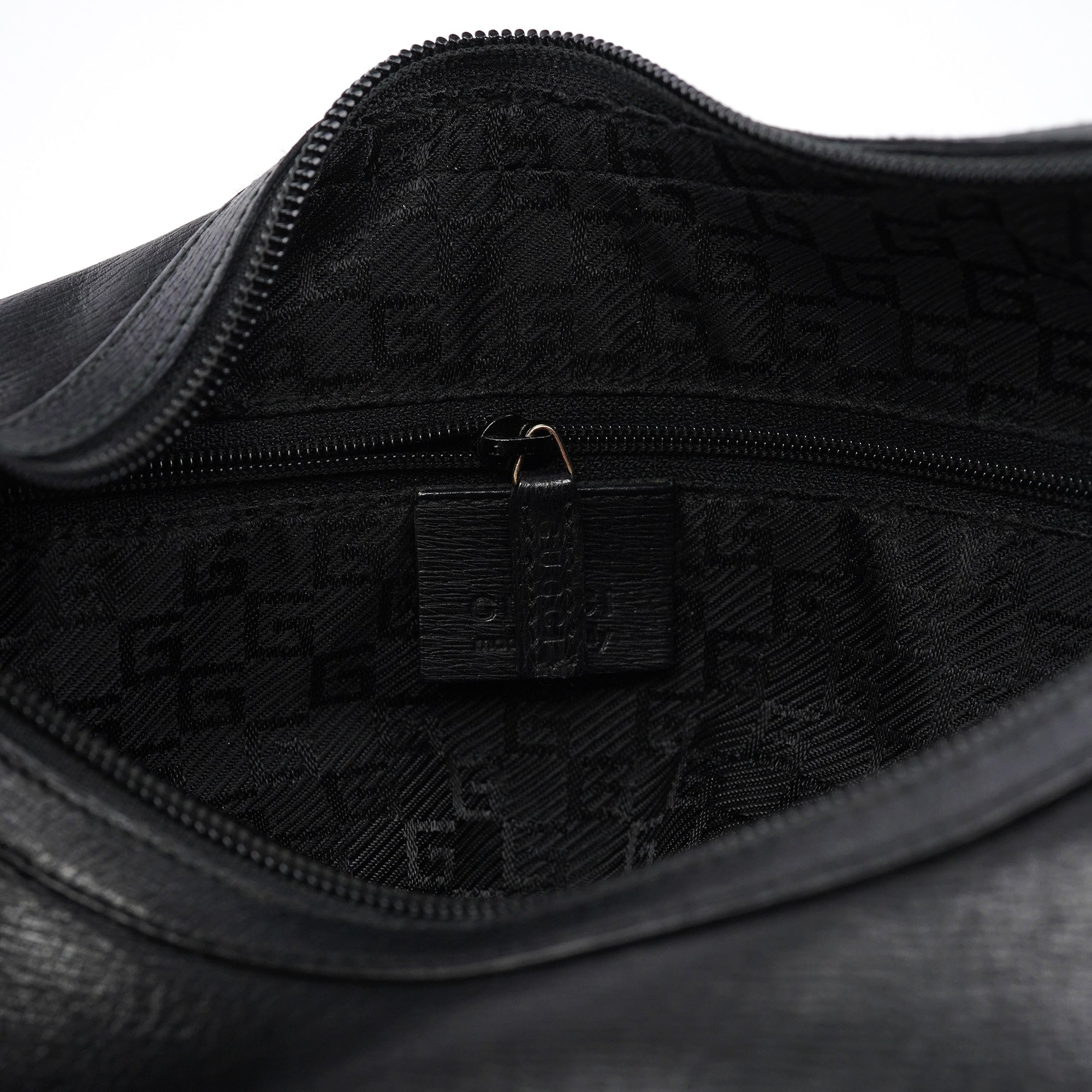 Black Leather Shoulder Bag