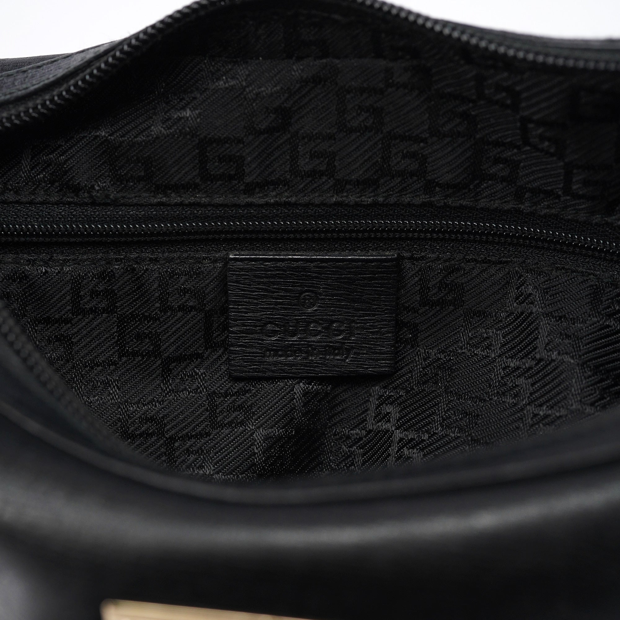 Black Leather Shoulder Bag