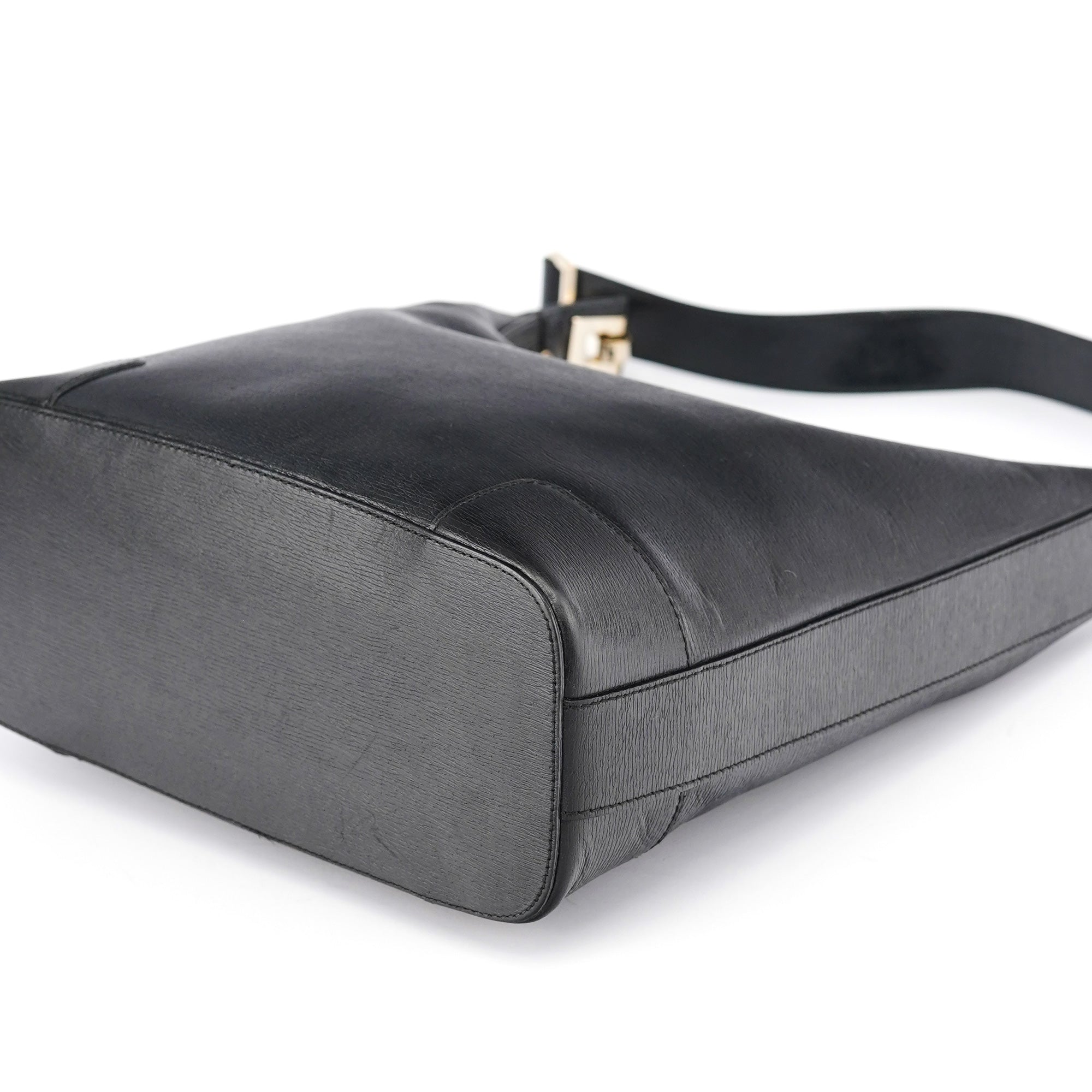 Black Leather Shoulder Bag