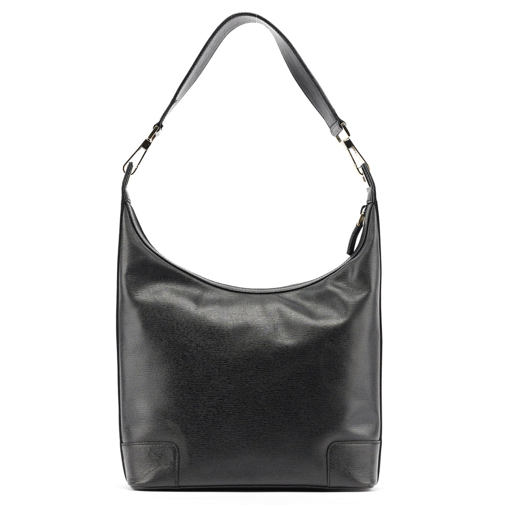 Black Leather Shoulder Bag