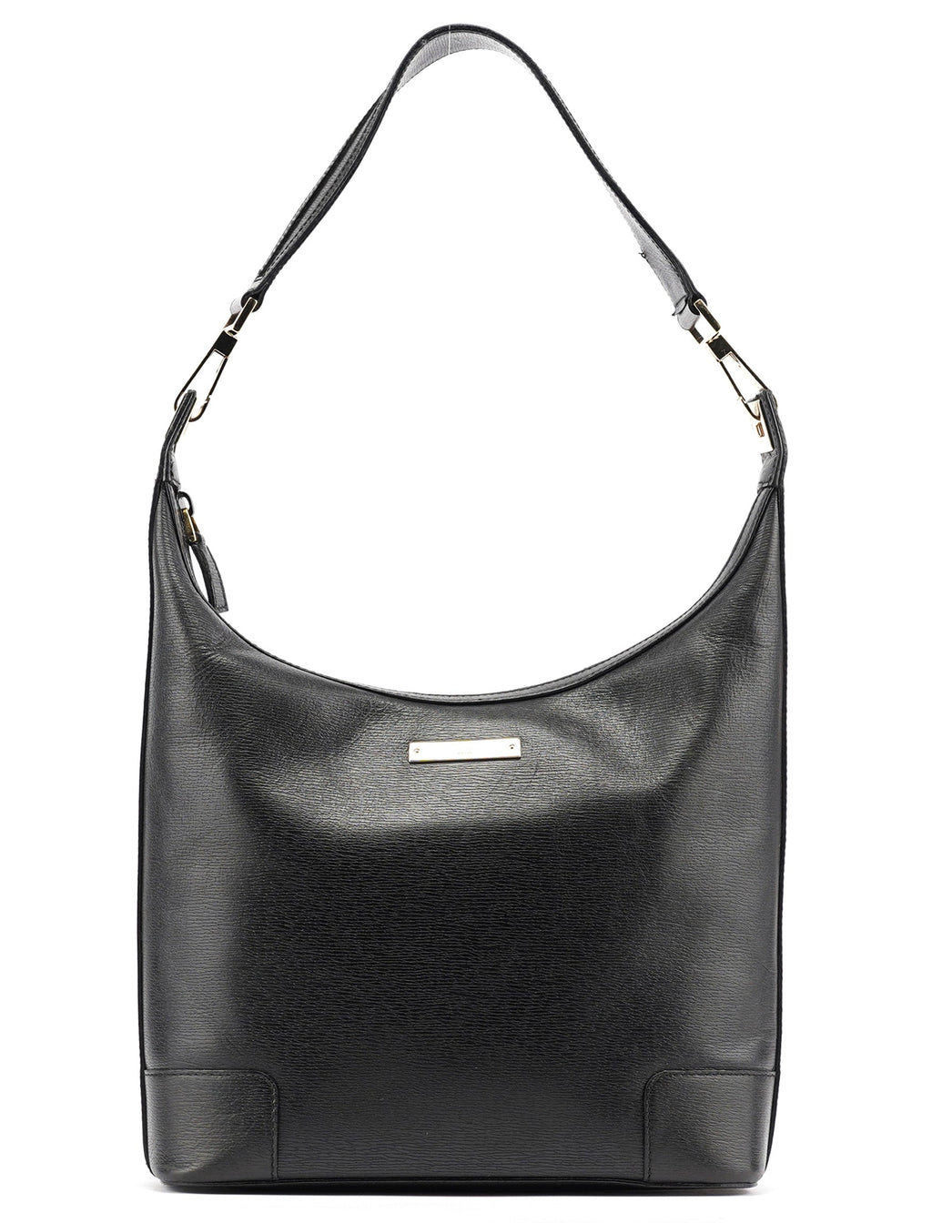 Black Leather Shoulder Bag
