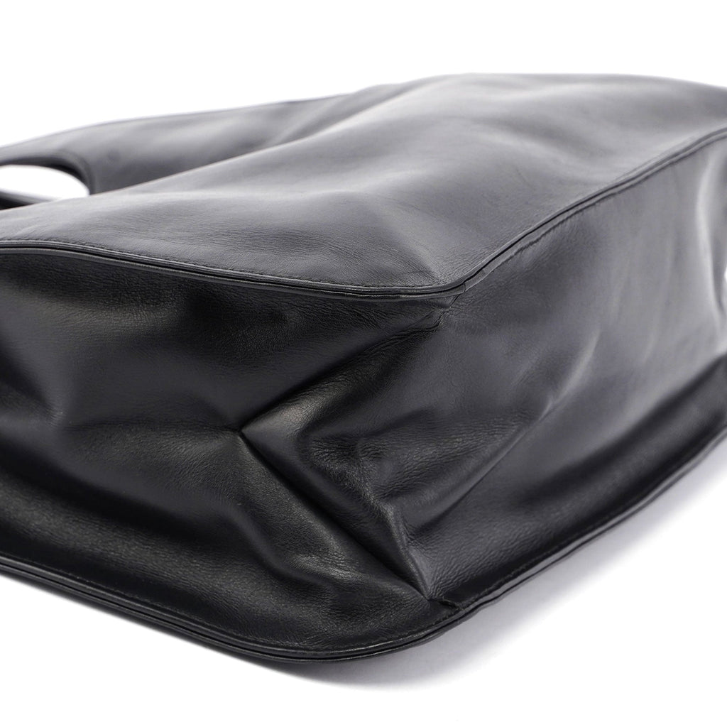 Black Leather Shoulder Bag