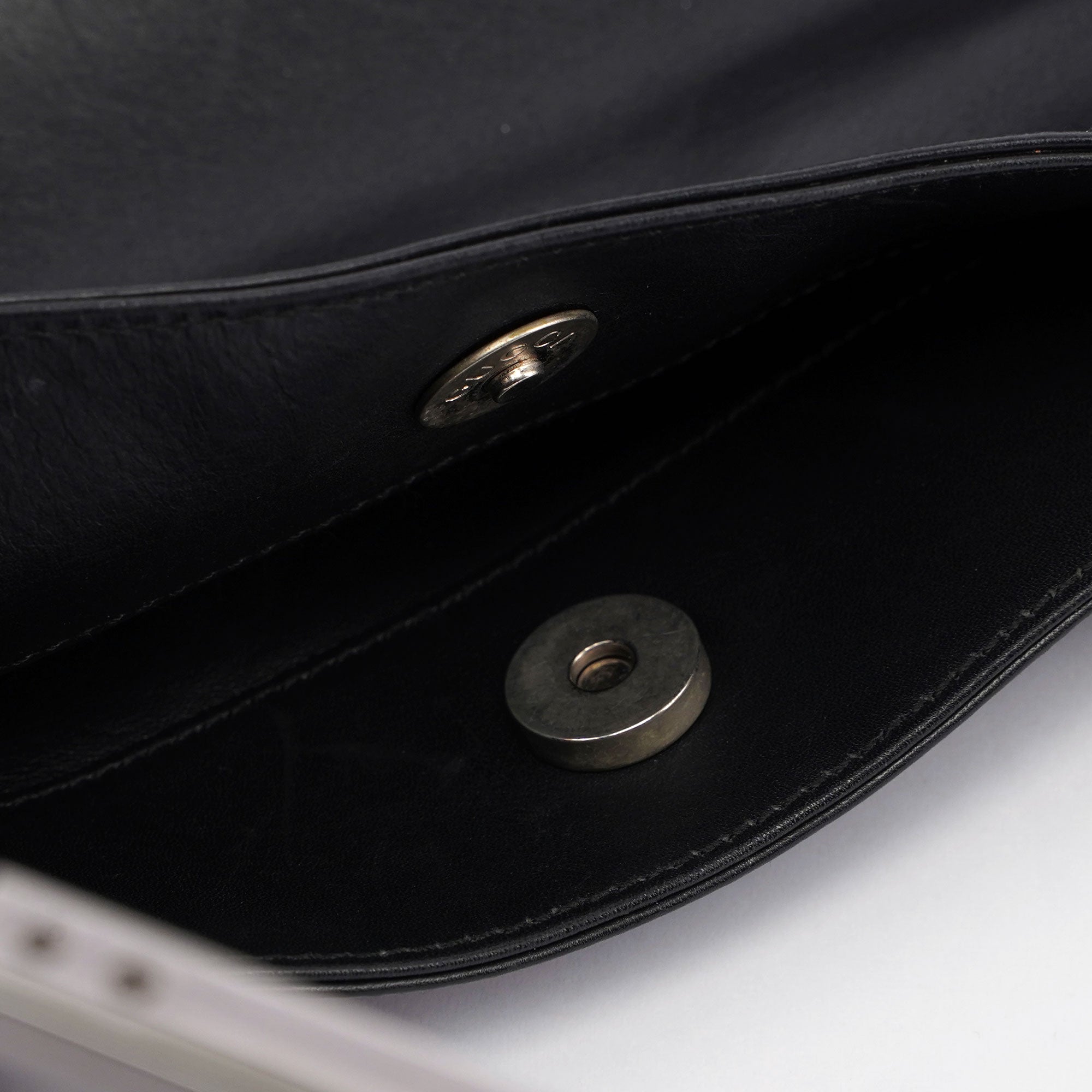 Black Leather Shoulder Bag
