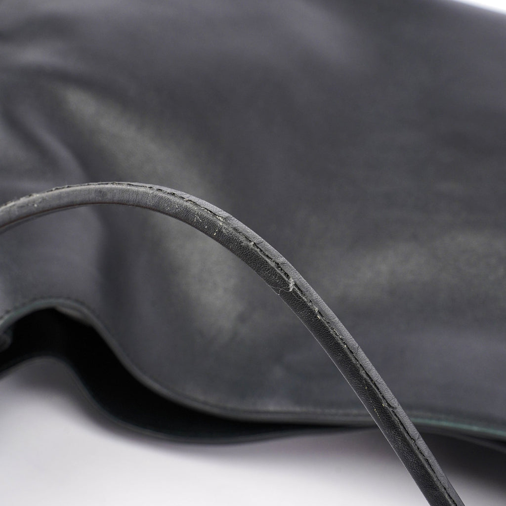 Black Leather Shoulder Bag