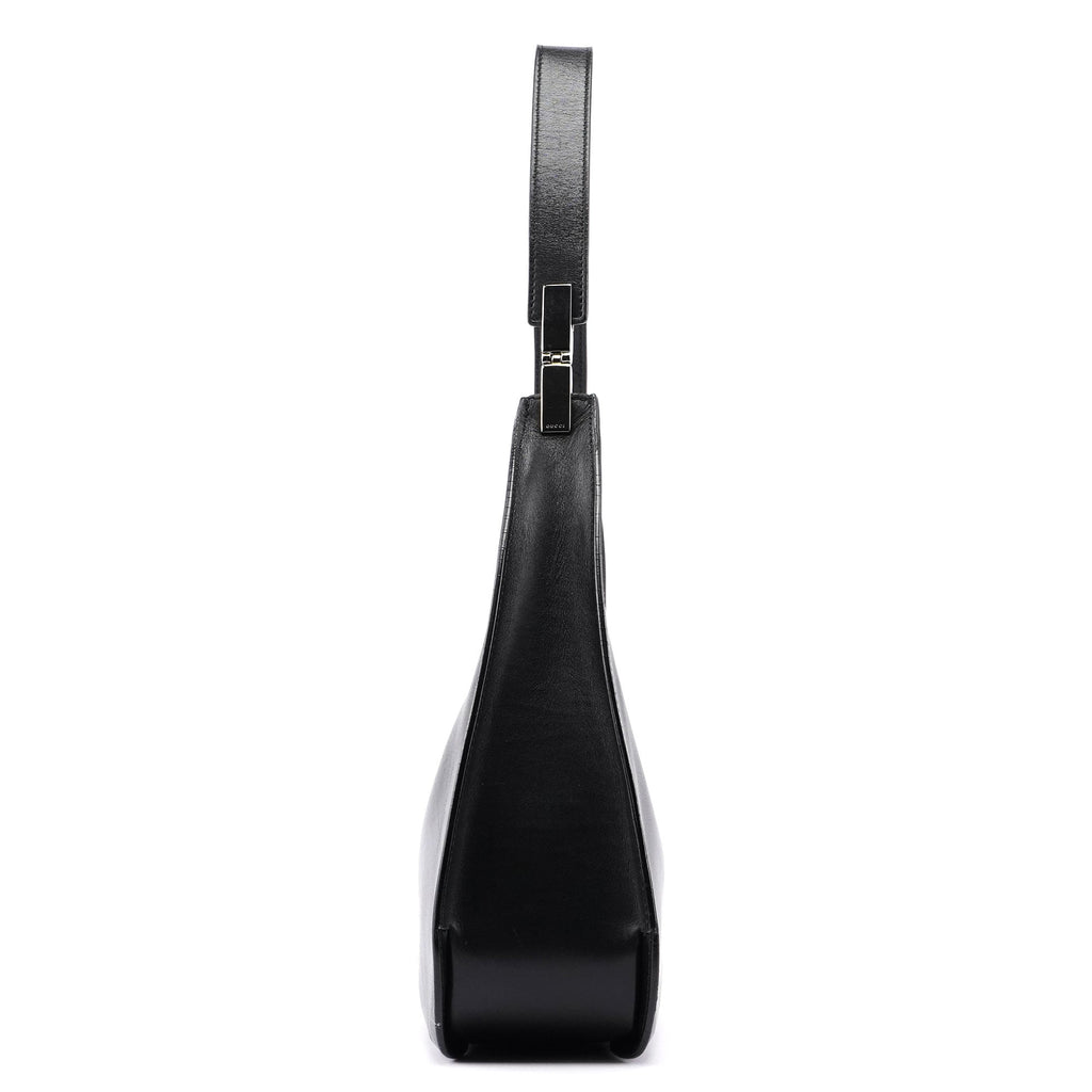 Black Leather Shoulder Bag