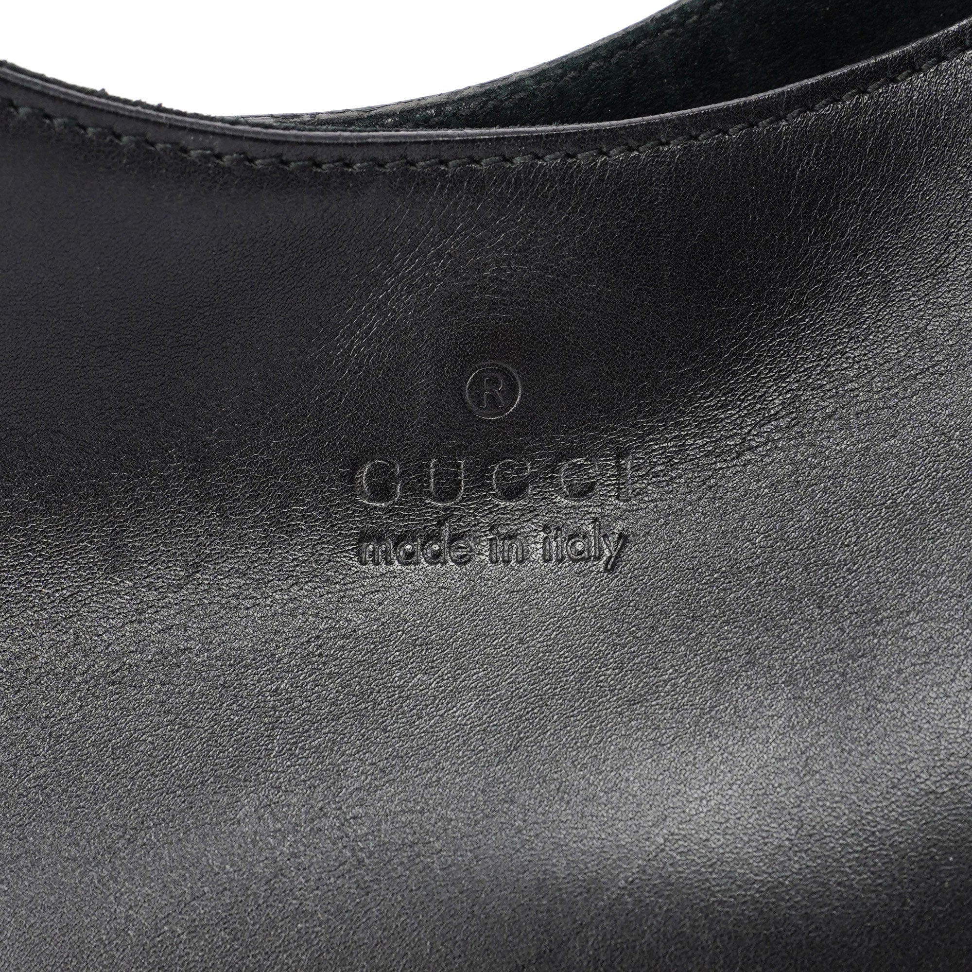 Black Leather Shoulder Bag