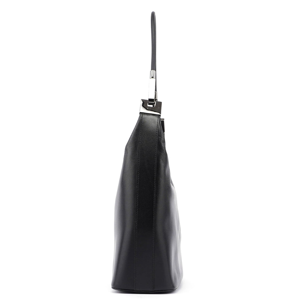 Black Leather Shoulder Bag