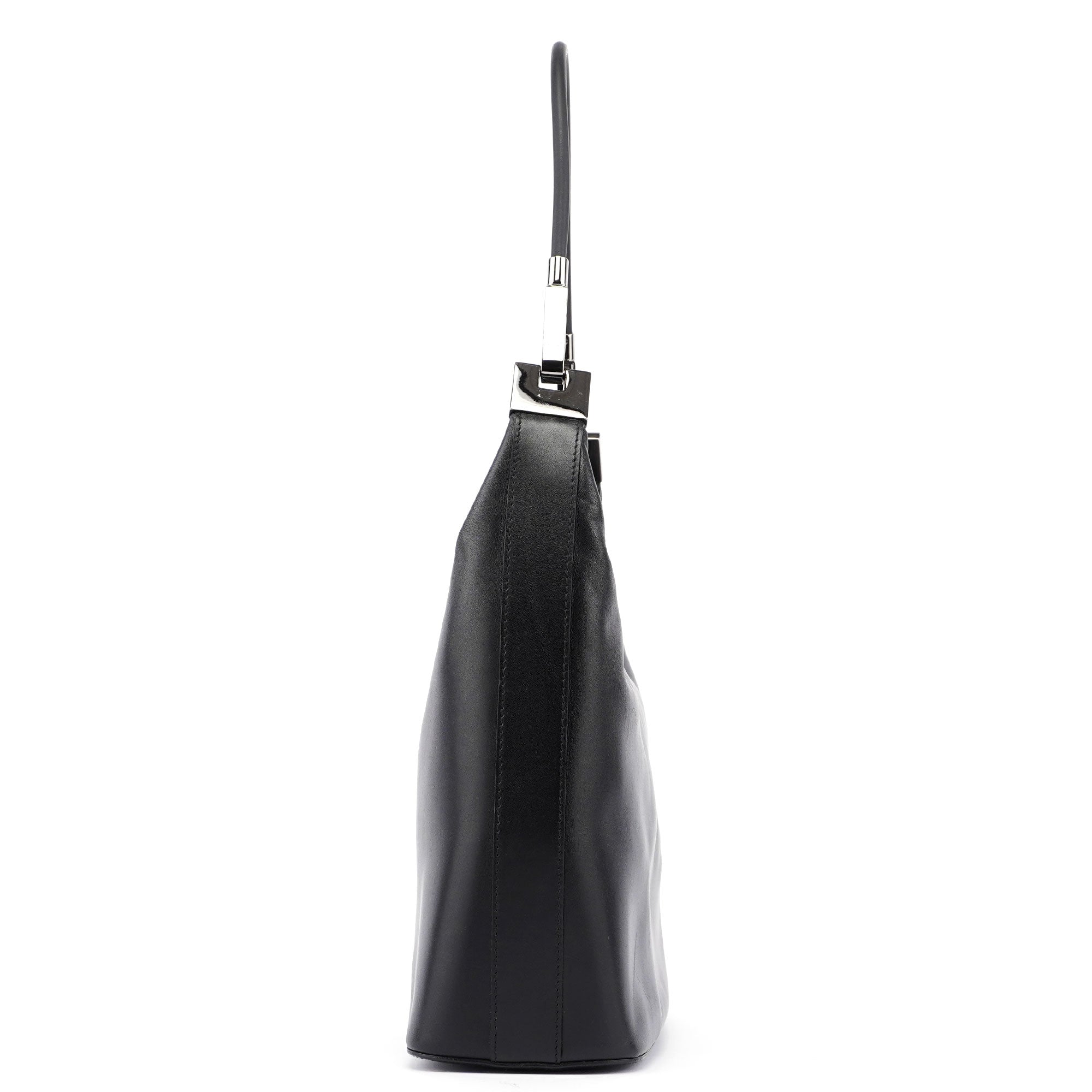 Black Leather Shoulder Bag