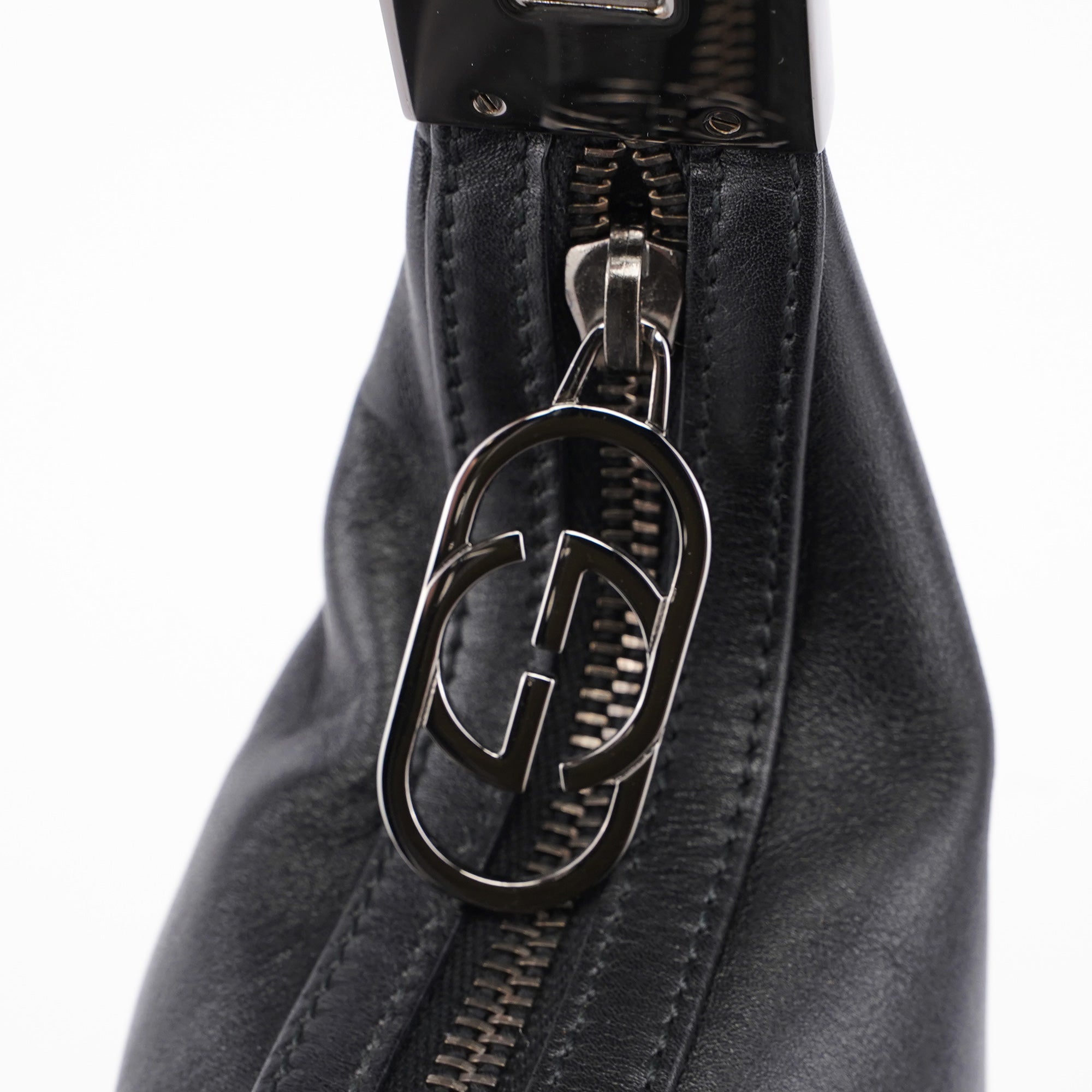 Black Leather Shoulder Bag