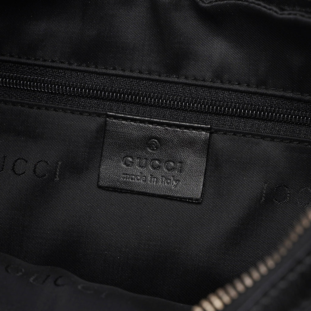 Black Leather Shoulder Bag
