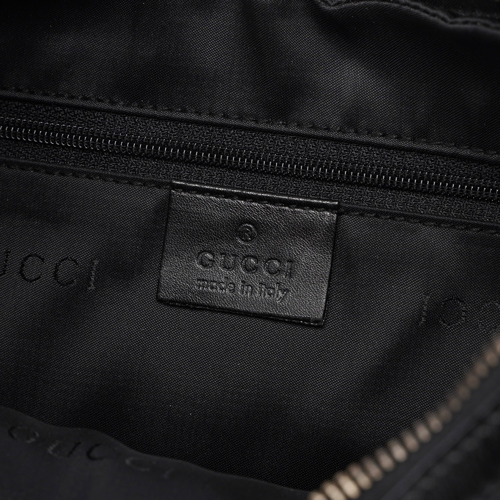 Black Leather Shoulder Bag