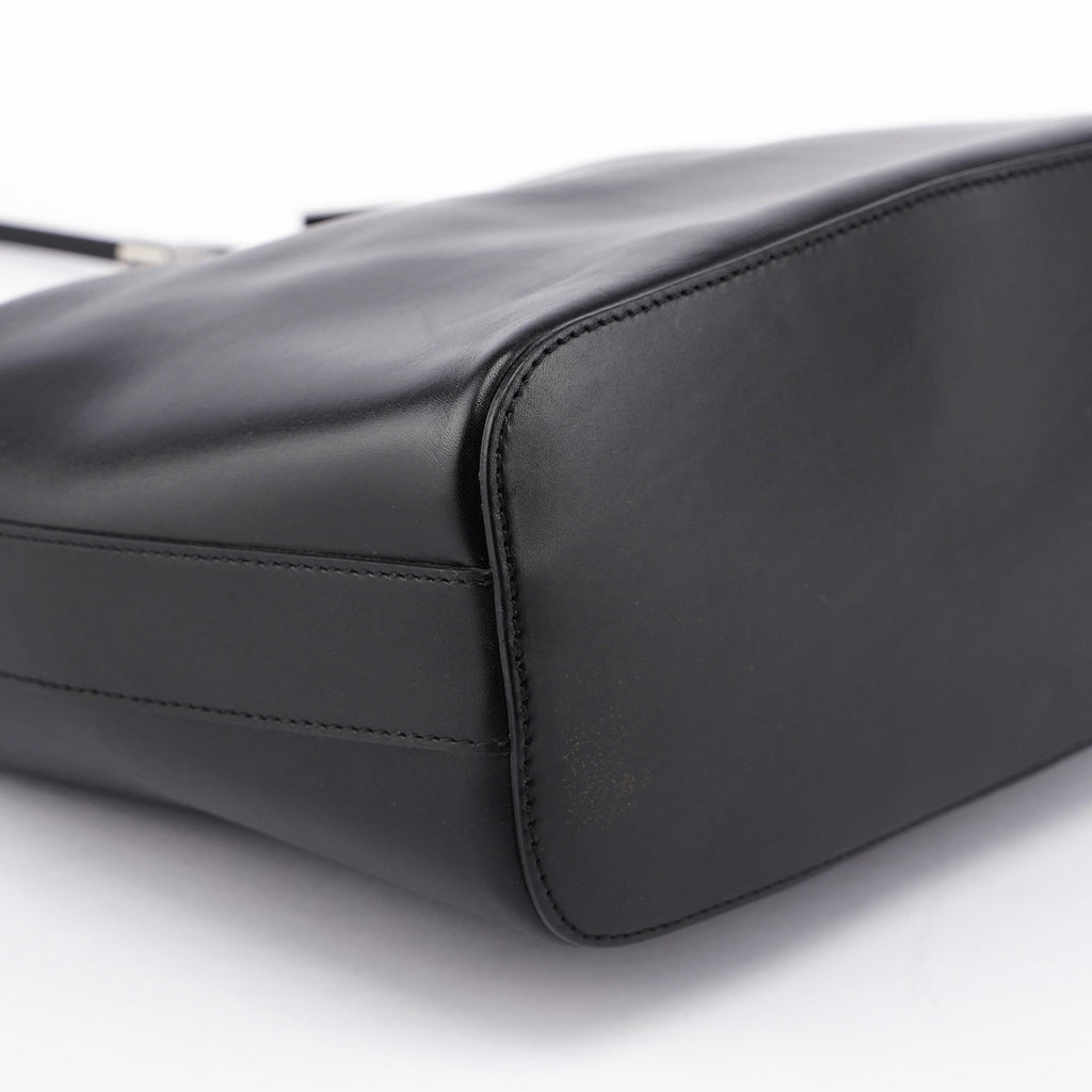 Black Leather Shoulder Bag