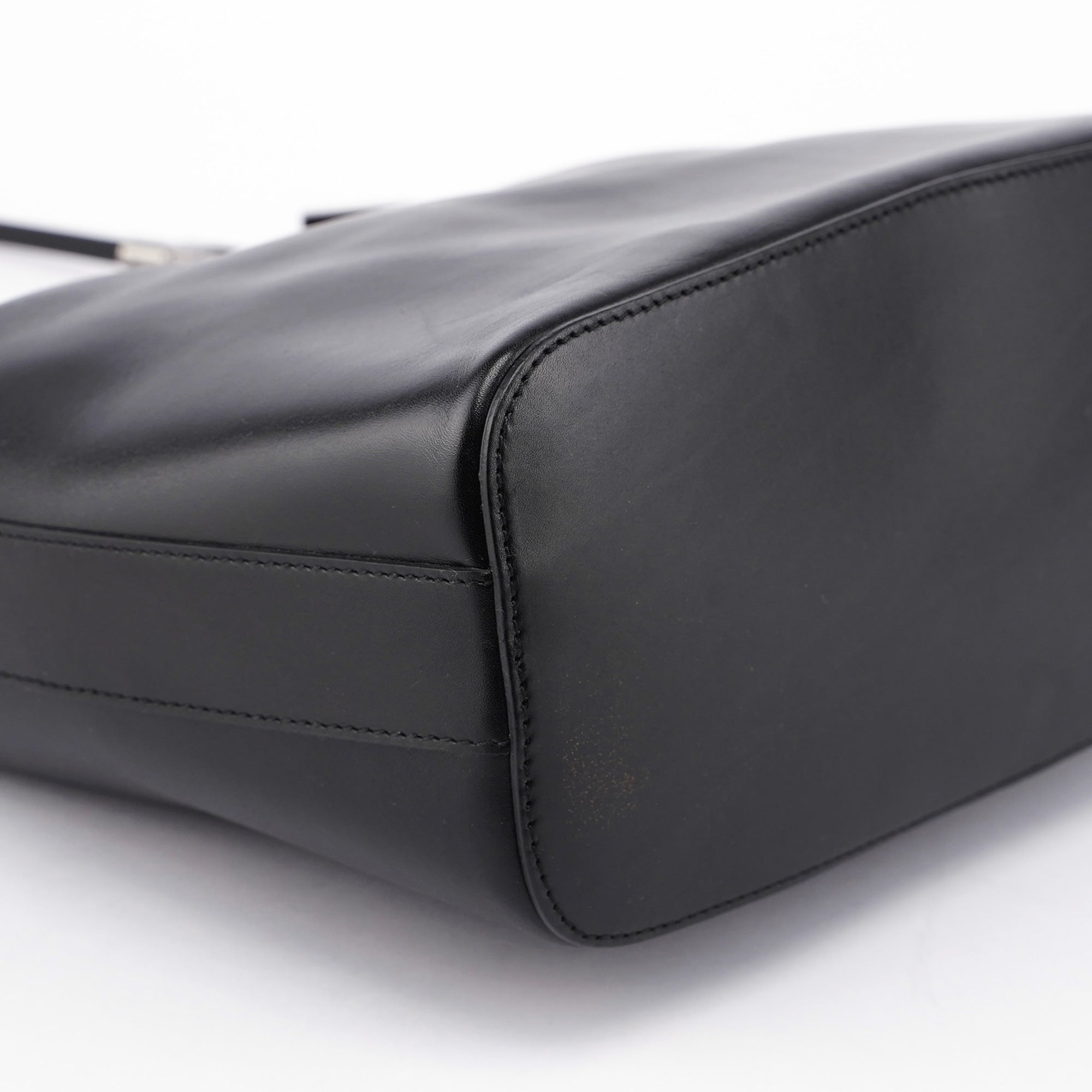 Black Leather Shoulder Bag