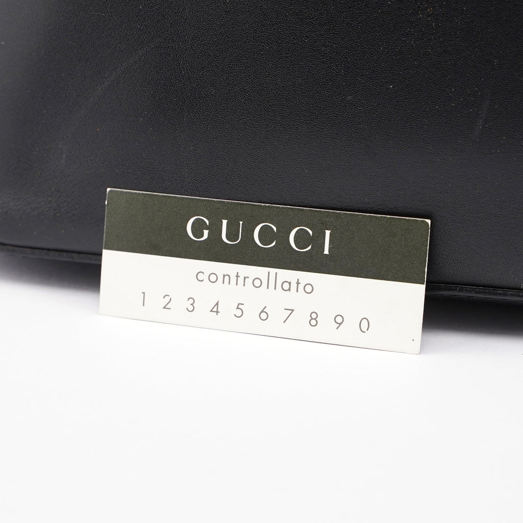 Black Leather Shoulder Bag