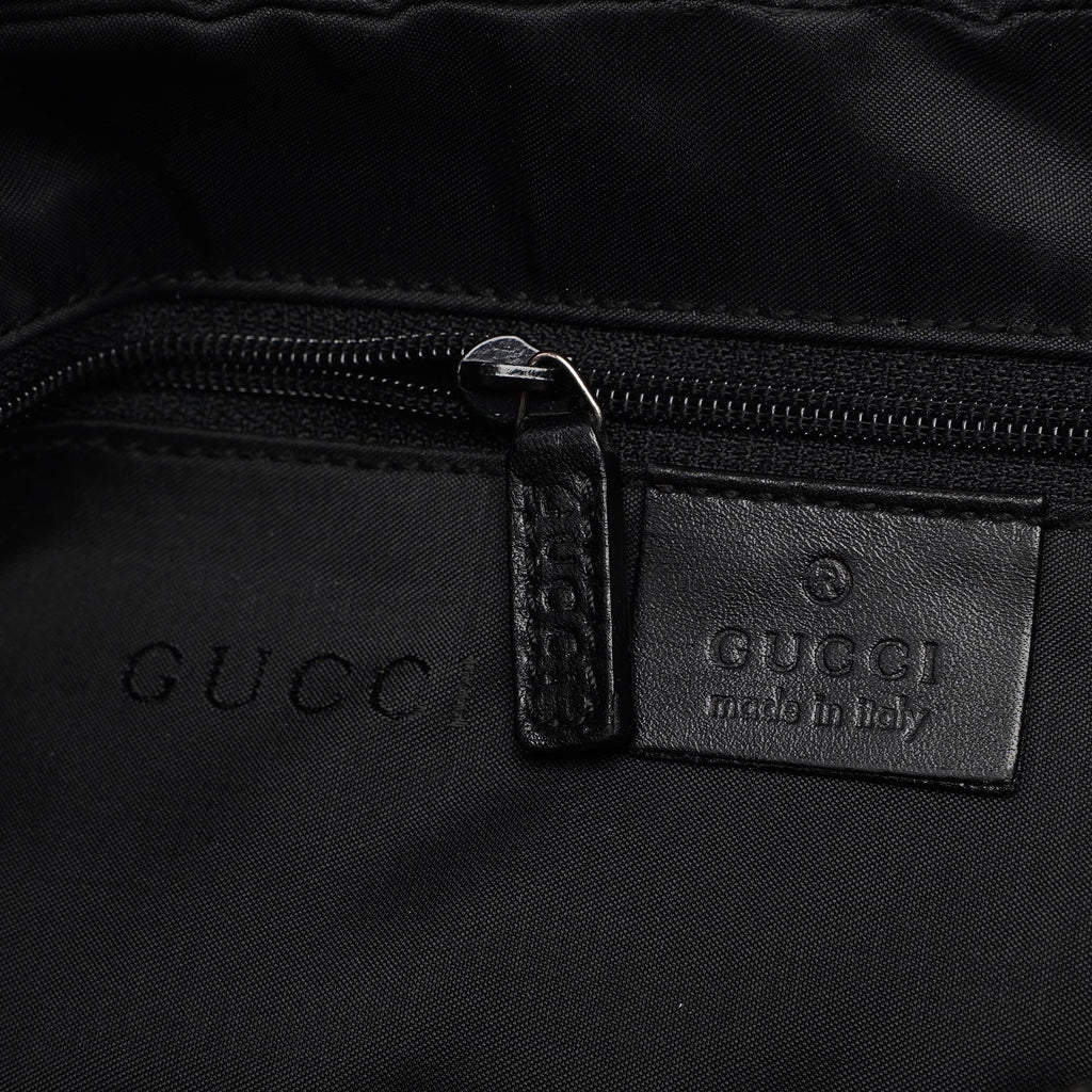 Black Leather Shoulder Bag