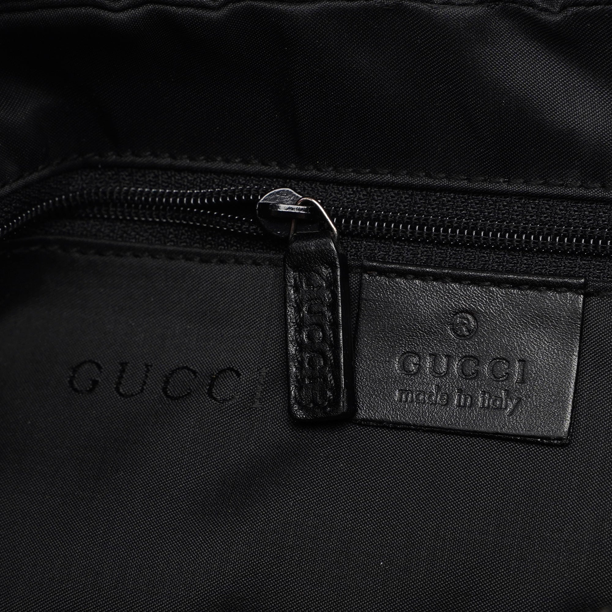 Black Leather Shoulder Bag