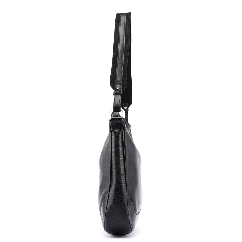 Black Leather Shoulder Bag